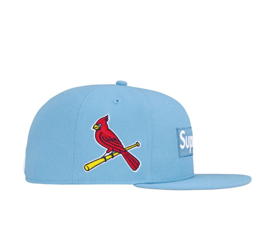 MLB × Supreme 7 1/2 Supreme/MLB Team Box Logo New Era Cardinals Hat Size ONE SIZE - 3 Thumbnail