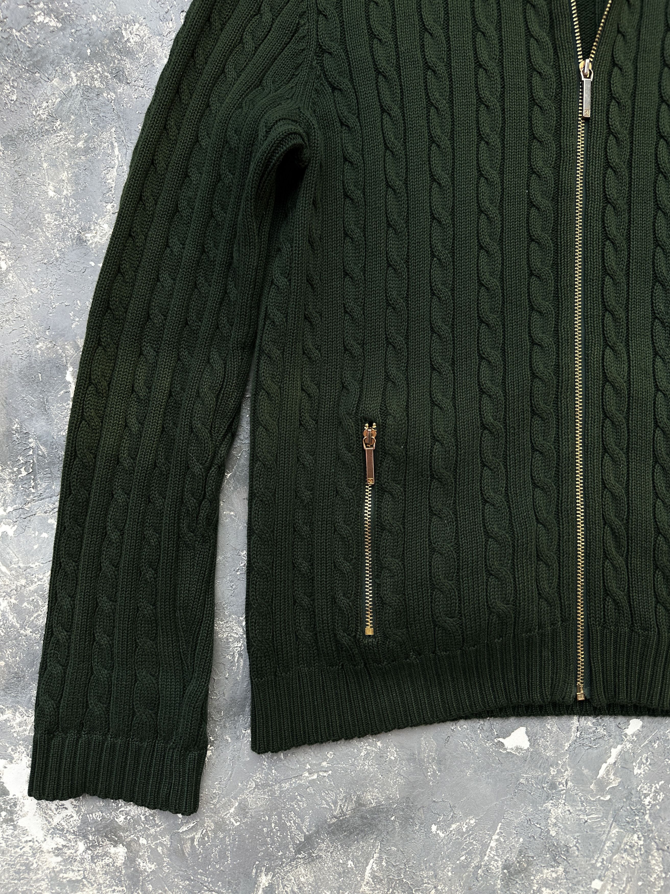 Polo Ralph Lauren polo ralph lauren zip sweater cable knit Size M / US 6-8 / IT 42-44 - 2 Thumbnail