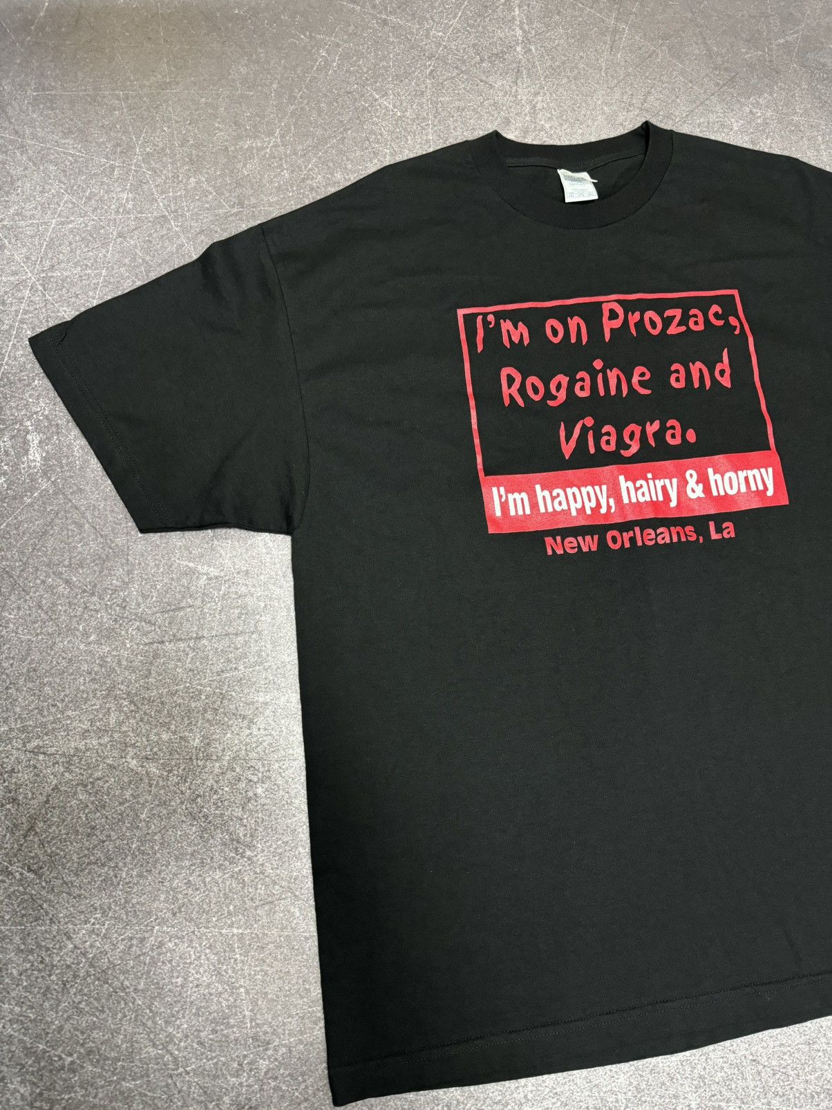 Vintage Vintage I’m on Prozac Rogaine and Viagra T Shirt Size US XXL / EU 58 / 5 - 4 Thumbnail