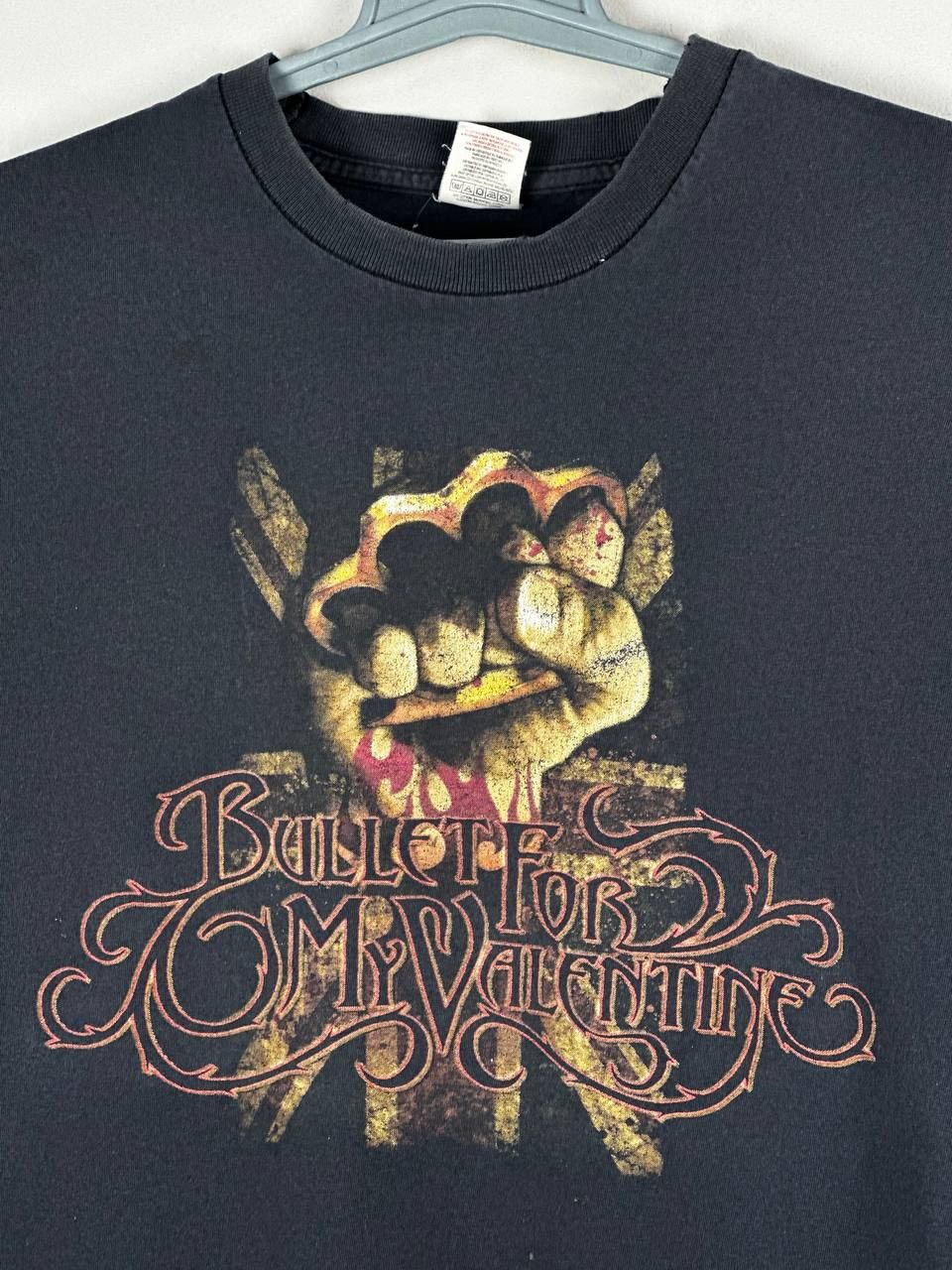 Band Tees Vintage 2005 Bullet For My Valentine Band Tee Distressed Size US XL / EU 56 / 4 - 4 Thumbnail