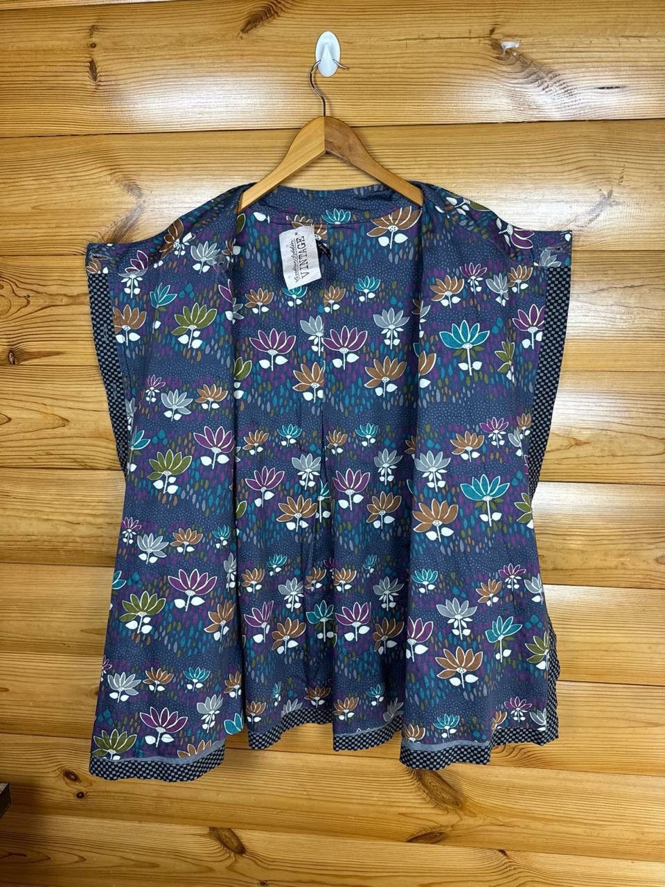 Gudrun Sjoden Gudrun Sjödén Cotton Jacket Vintage Patterned Button Coat Size M / US 6-8 / IT 42-44 - 6 Thumbnail