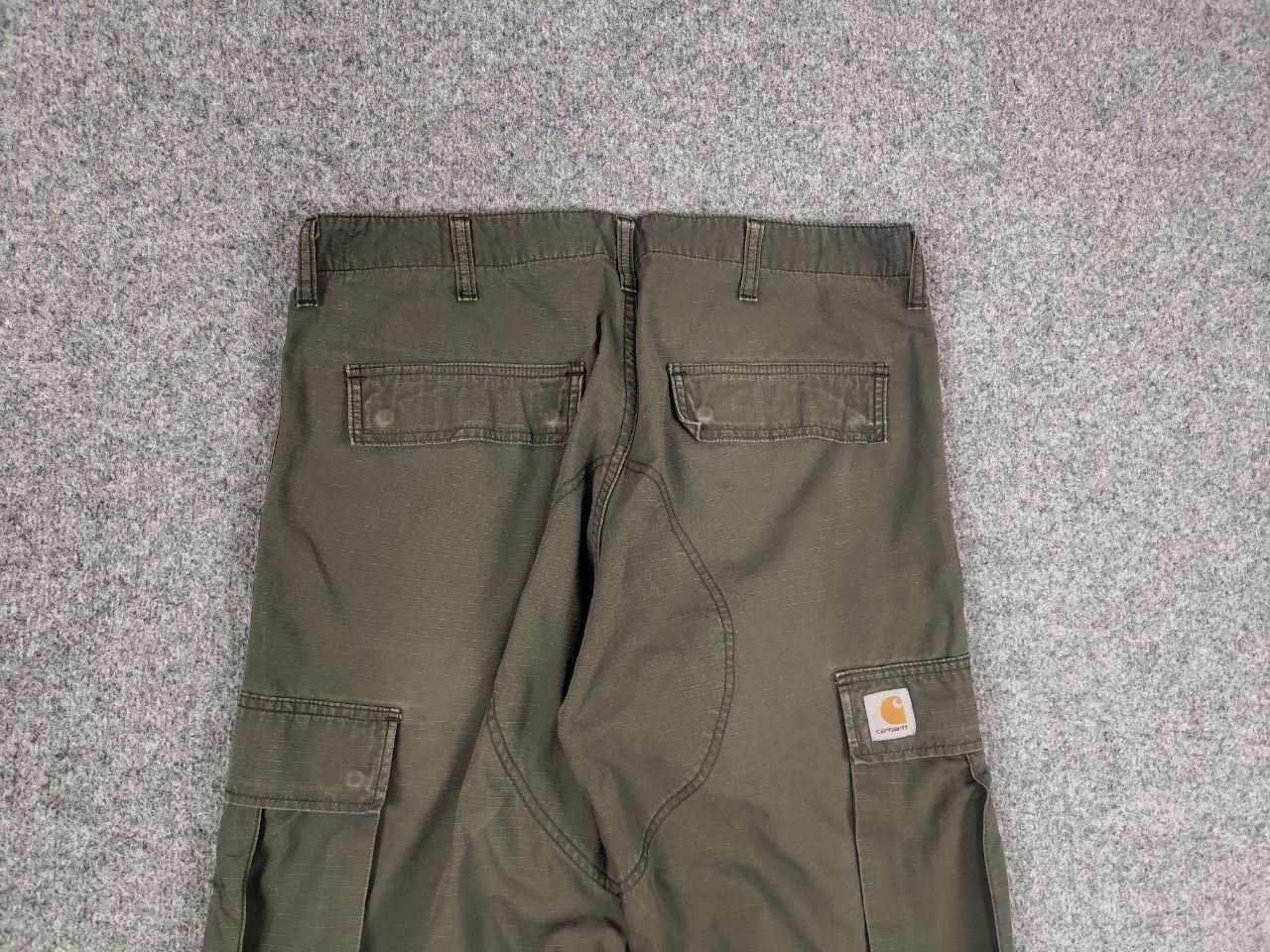 Carhartt Vintage Carhartt Green Ripstop Faded Cargo Pants Y2k Style Size US 34 / EU 50 - 8 Thumbnail