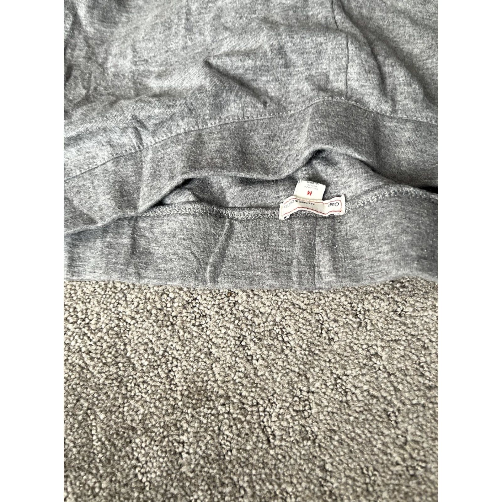 Gap VINTAGE Gap Womens Pants Gray Size Medium Sweatpants Tapered Mid Rise Ankle Zip Elastic Waist Womens Size 32" / US 10 / IT 46 - 5 Thumbnail