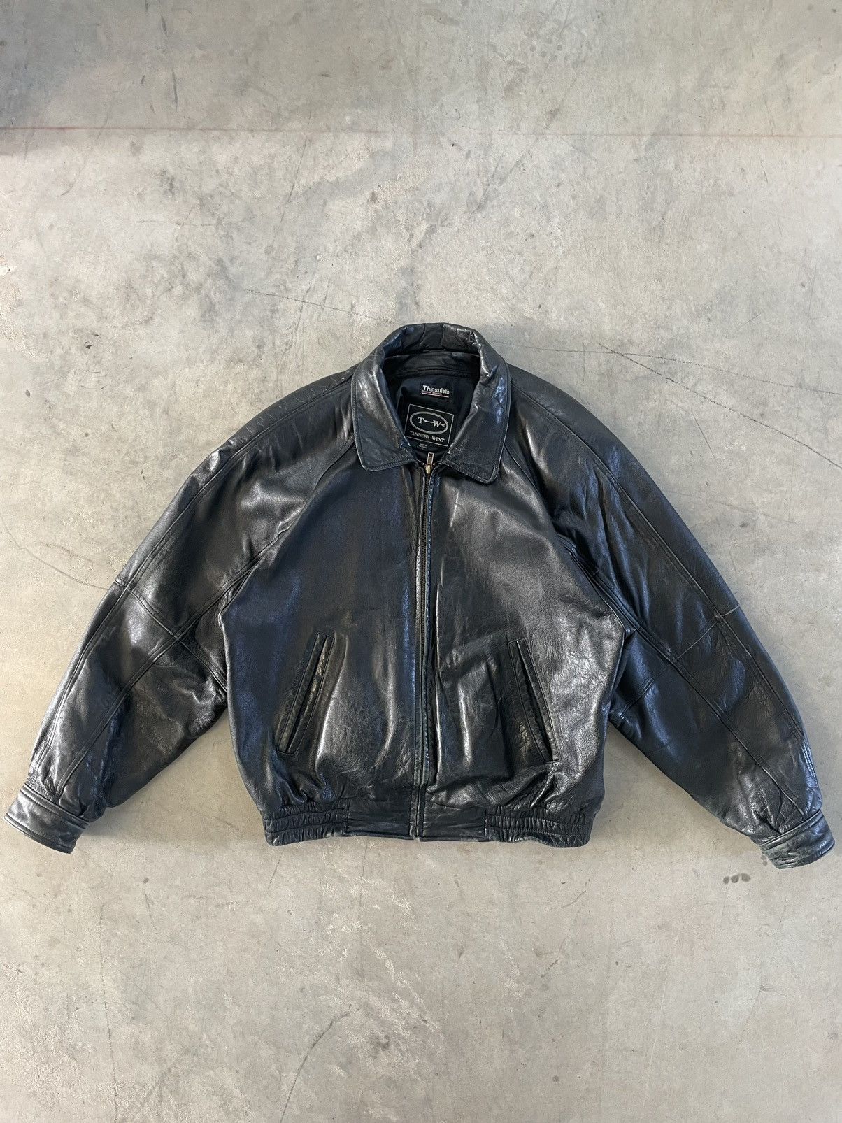 Leather hot Jacket (Large, Tannery West)