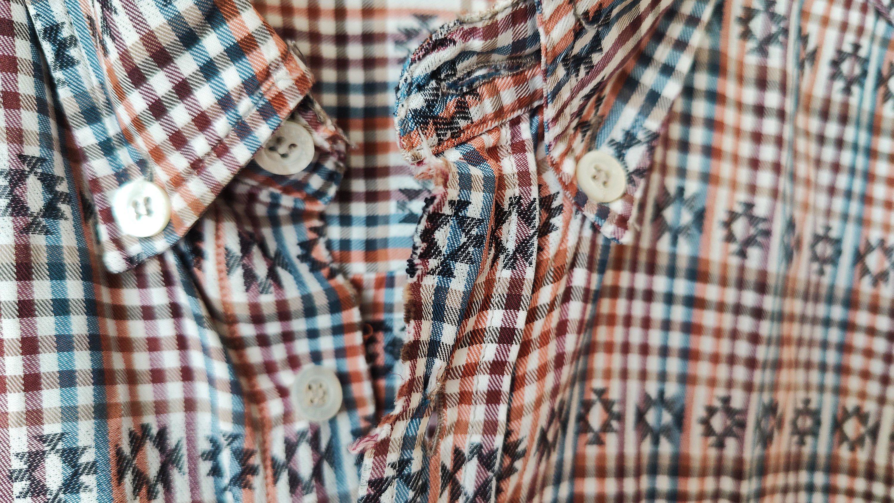 Missoni Missoni Aztec Print Multicolor Knitted Luxury Button Shirt Size US L / EU 52-54 / 3 - 6 Thumbnail