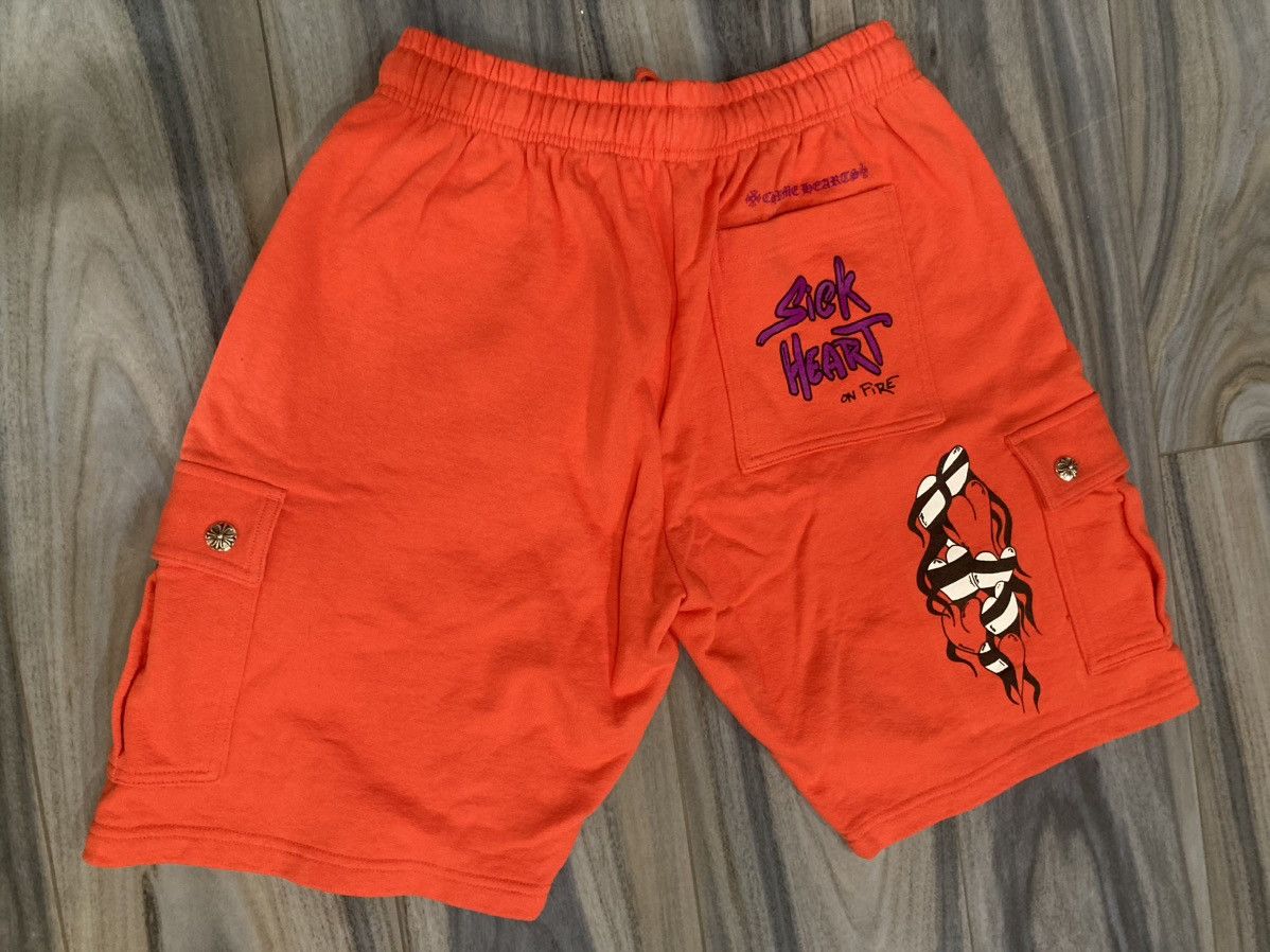 Chrome Hearts Chrome hearts x matty boy lobster red cargo shorts sz L Size US 32 / EU 48 - 6 Thumbnail