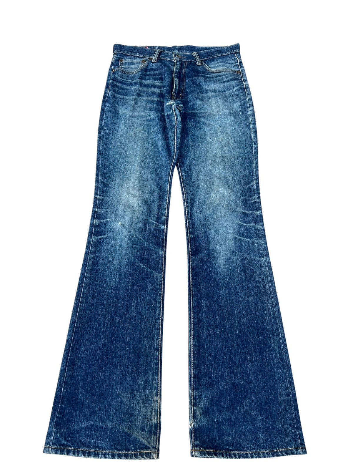 Burgus Plus Dirty Mud Denim Distress Burgus Plus Japan Bootcut Jeans Size US 32 / EU 48 - 1 Thumbnail