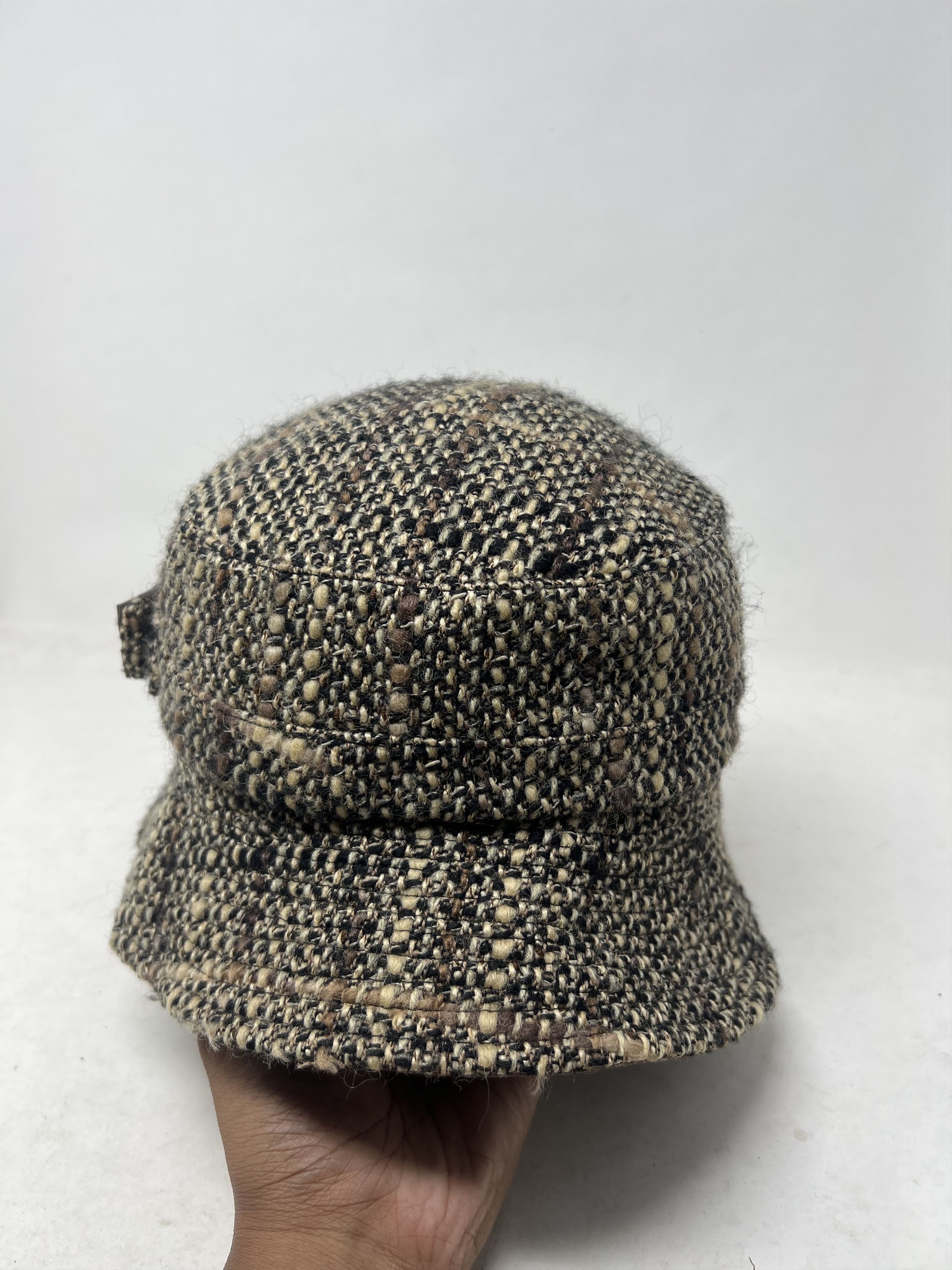 Japanese Brand Na Mi Ka Japan Houndstooth Tweed Bucket Hat Size ONE SIZE - 3 Thumbnail