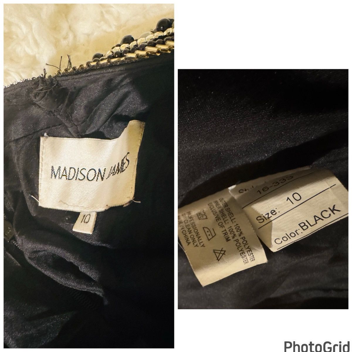 Other Madison James Strapless Beaded Gown Size L / US 10 / IT 46 - 7 Thumbnail
