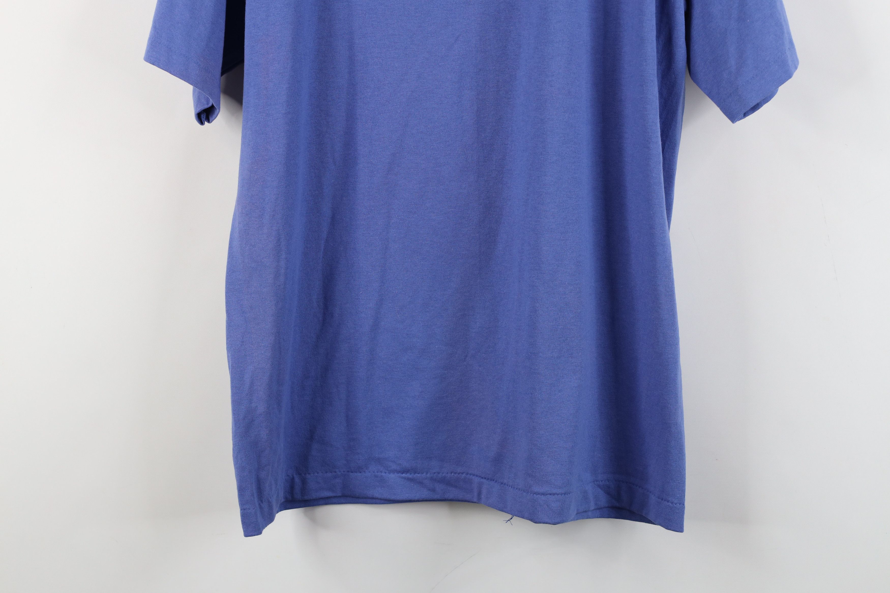 Vintage Vintage 90s Streetwear Short Sleeve T-Shirt Periwinkle USA Size M / US 6-8 / IT 42-44 - 12 Thumbnail
