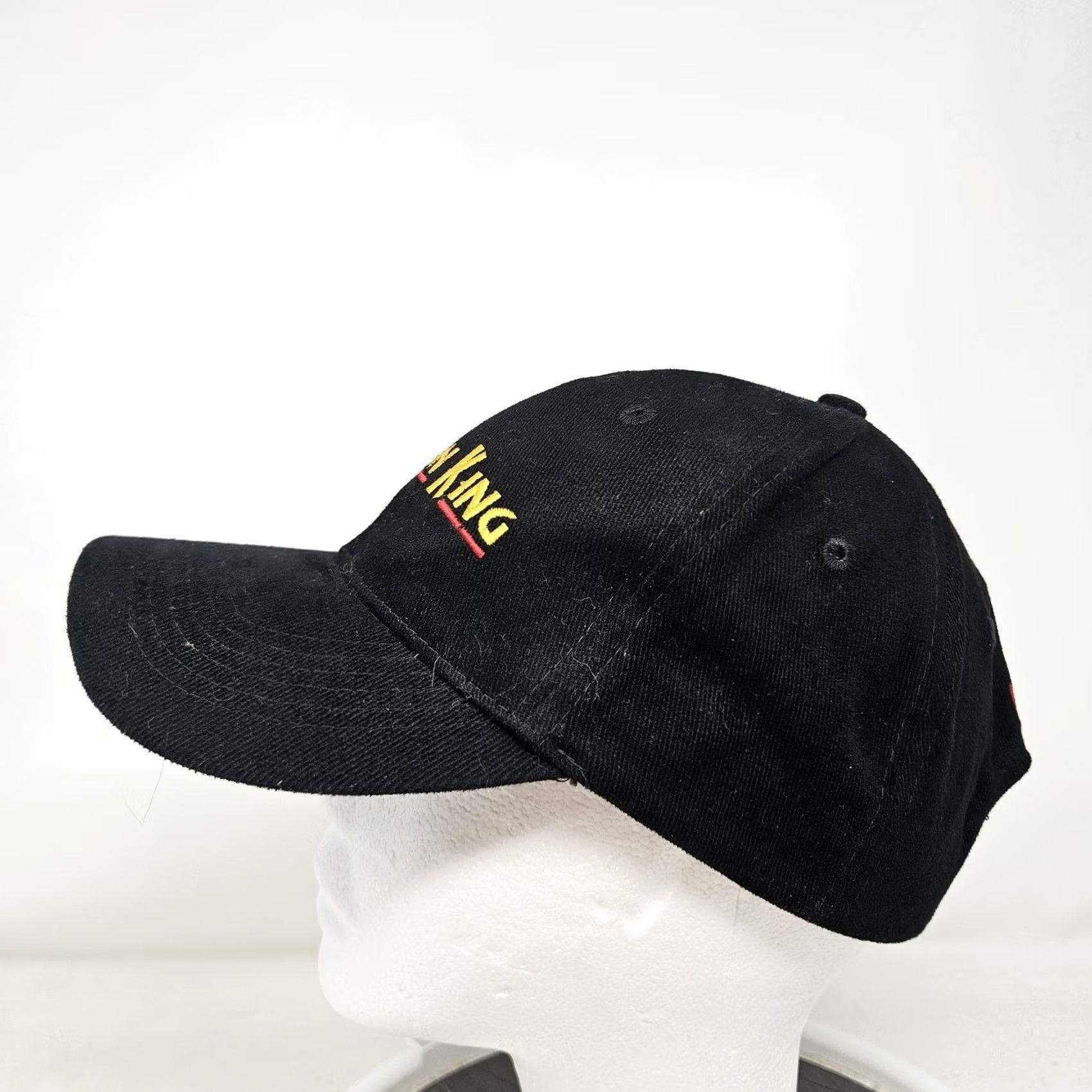 Disney VINTAGE? No. Lion King Hat Cap Strap Back Black Embroidered Broadway Musical VIP Disney Mens Size ONE SIZE - 5 Thumbnail