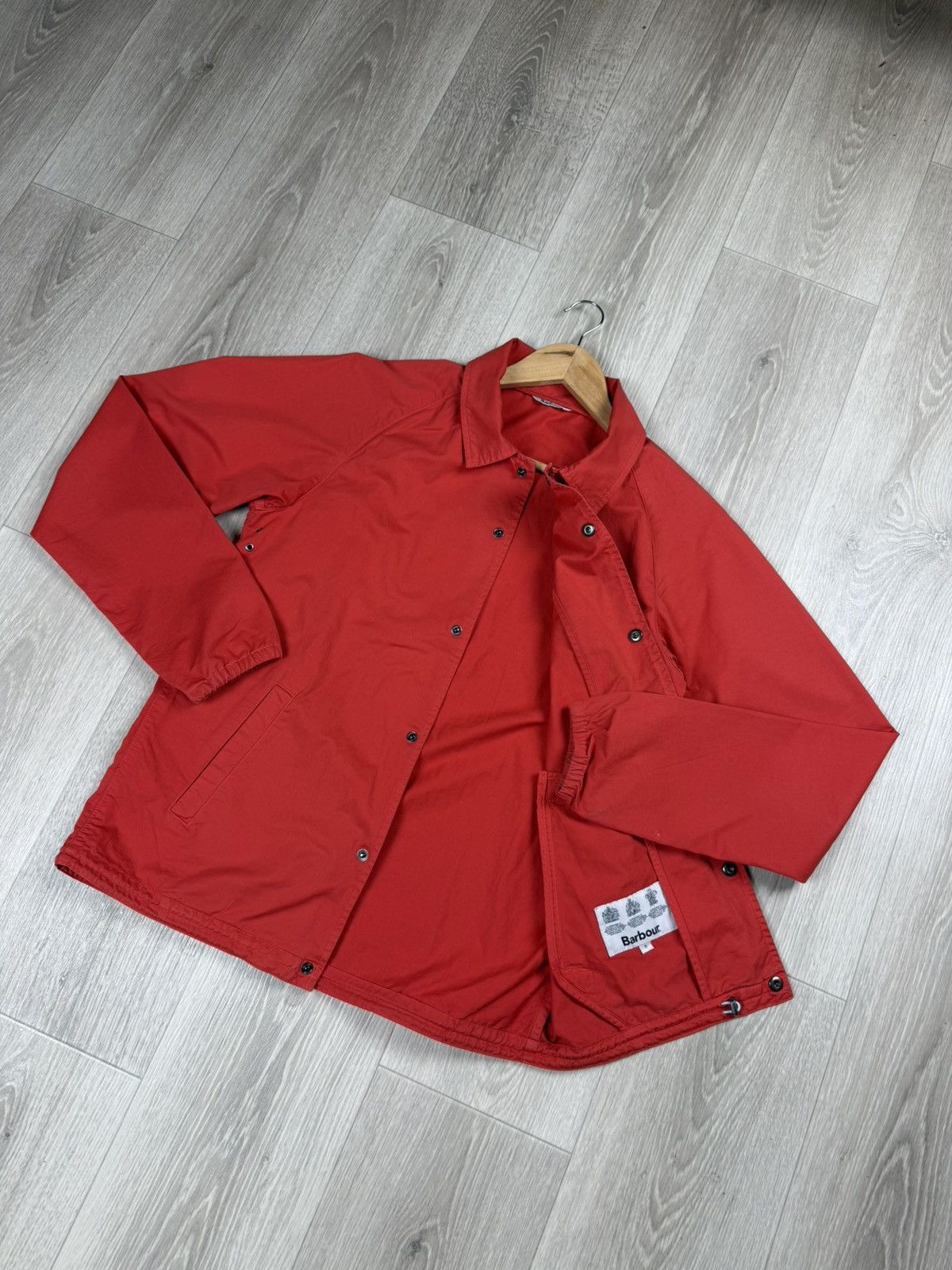 Barbour Barbour Beacon Coach Casual Red Overshirt Jacket Size S Size US S / EU 44-46 / 1 - 10 Thumbnail