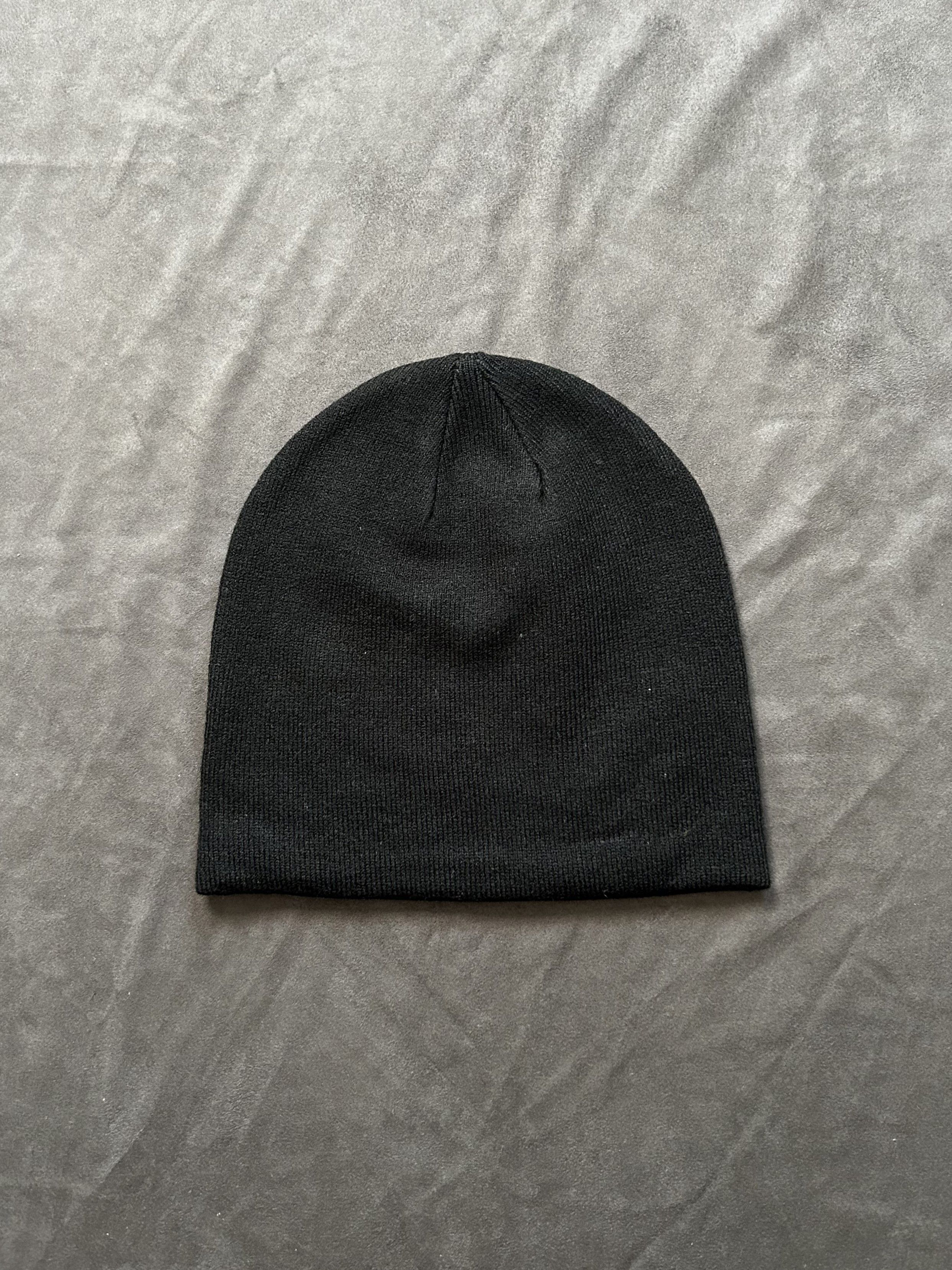 Japanese Brand Deadstock Colbygoon Logo No Cuff Knit Beanie Hat Black OS Size ONE SIZE - 3 Thumbnail