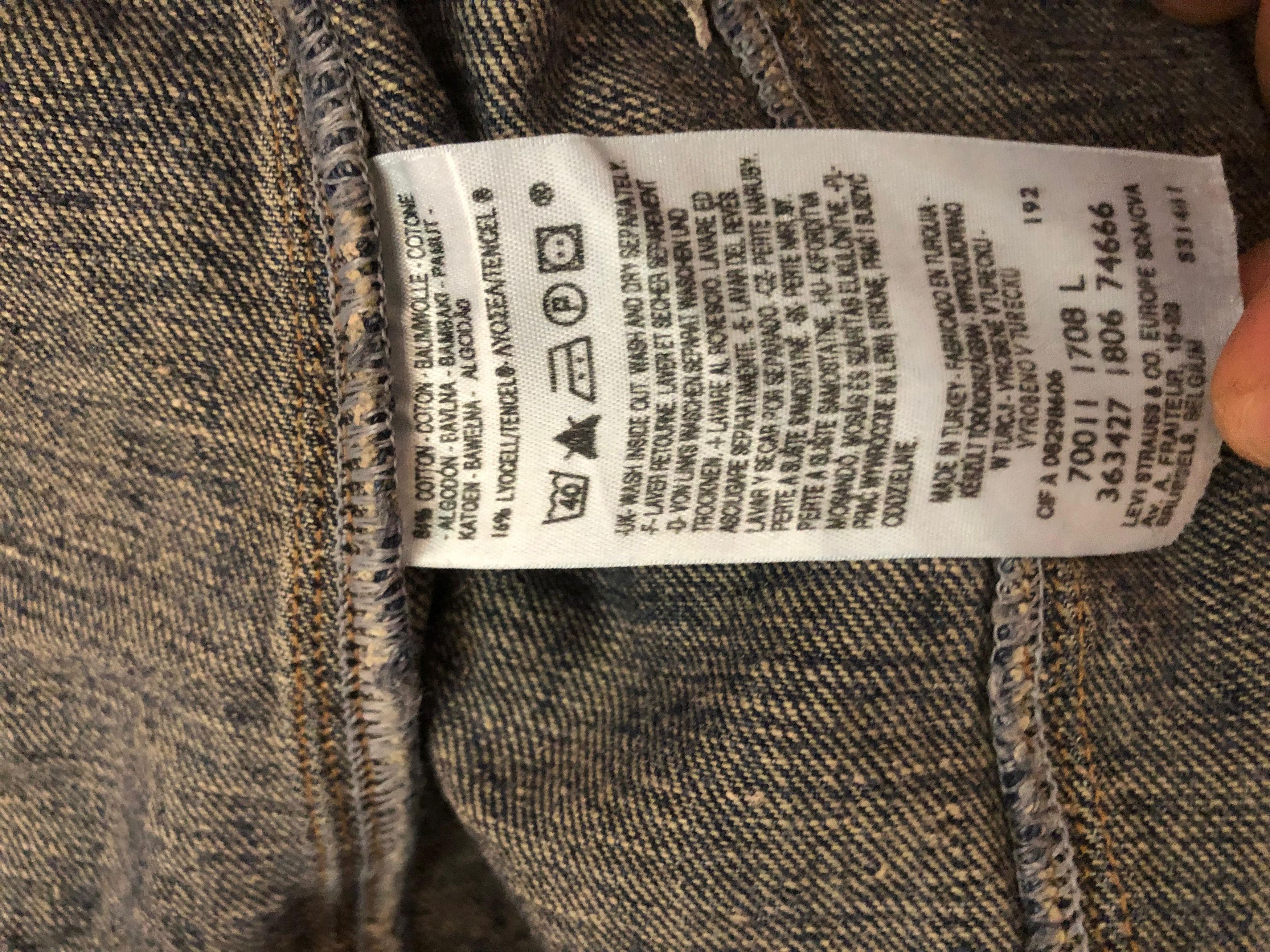 Levi's Vintage Clothing LEVIS ENGINEERED Jacket Mens Medium denim Trucker slim Size US M / EU 48-50 / 2 - 9 Thumbnail