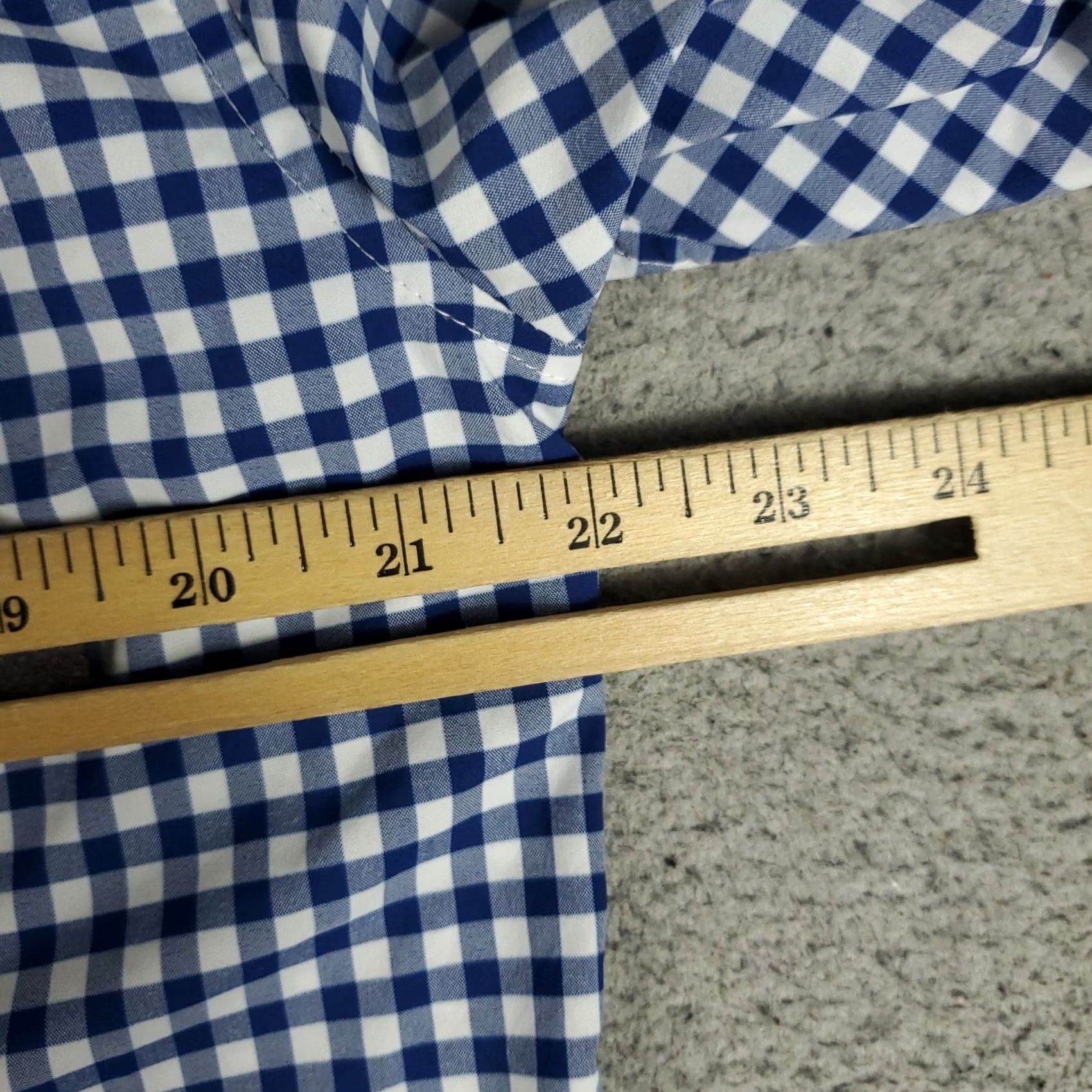 Vineyard Vines Vineyard Vines Shirt Mens Medium Blue Check Performance Nylon Long Sleeve Size US M / EU 48-50 / 2 - 5 Thumbnail