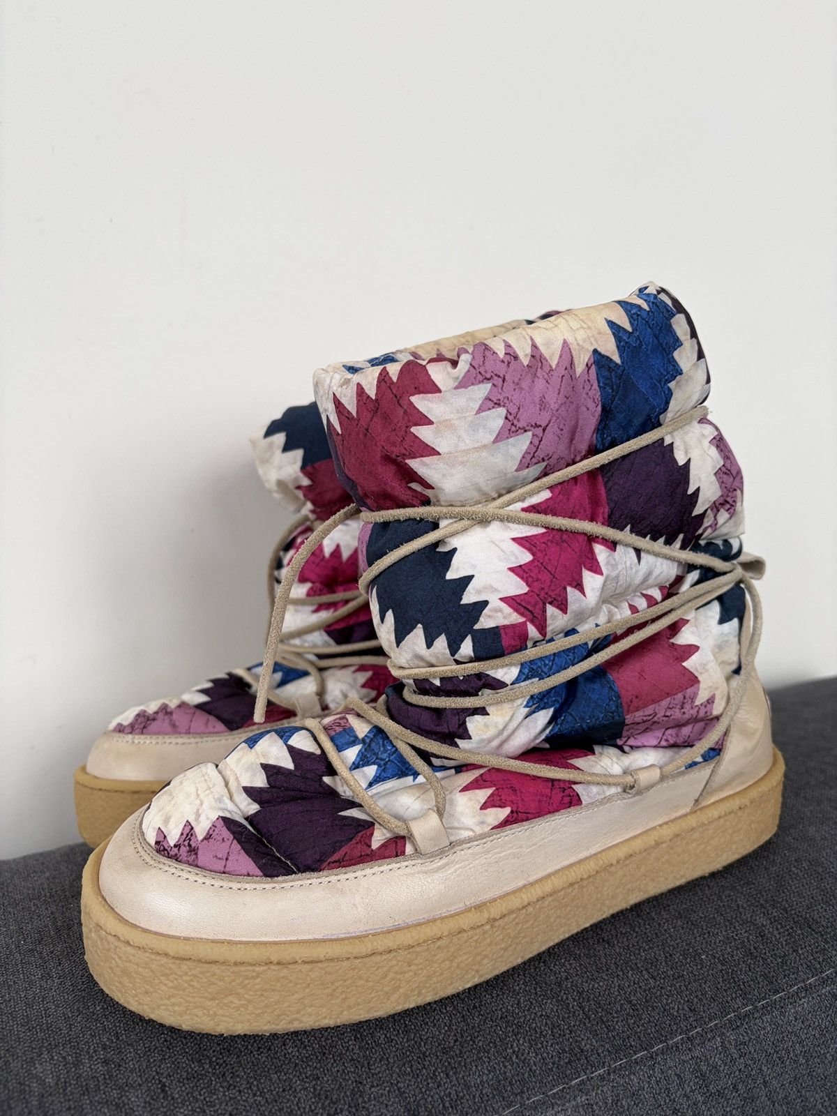 Isabel Marant Isabel Marant Snow Moon Boot Multicolor Winter Boot Size US 9 / IT 39 - 2 Thumbnail
