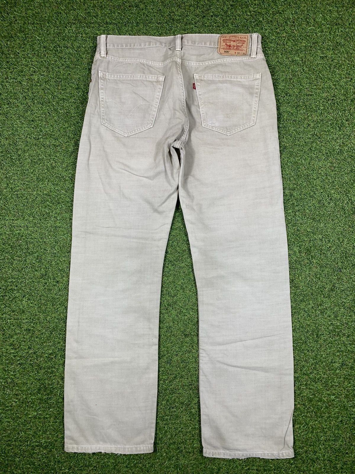 Levi's Vintage 90s Levi’s 505 jeans denim faded size 34x32 Size US 34 / EU 50 - 4 Thumbnail