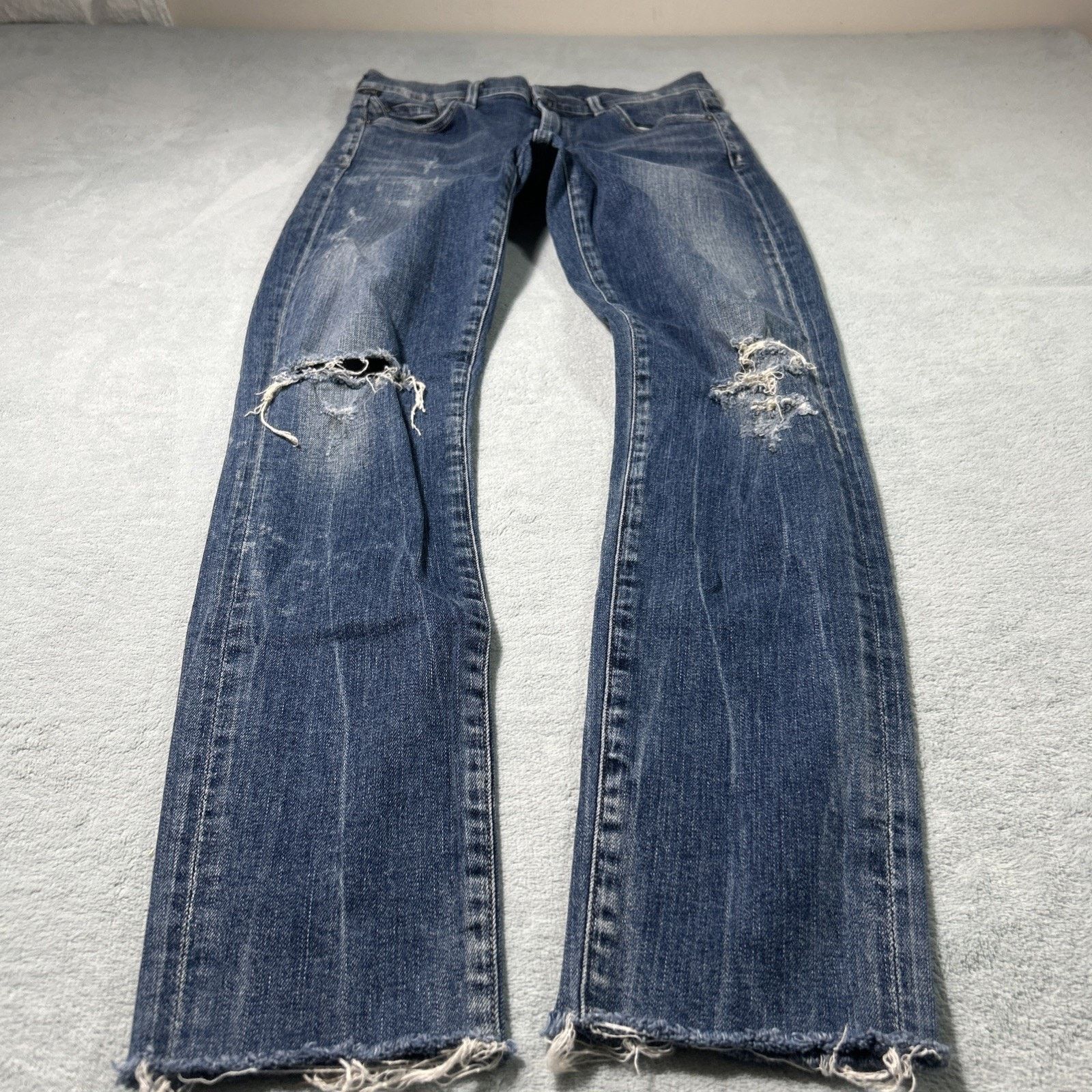 Citizens Of Humanity Citizens Of Humanity Straight Jeans 27x27 Distress Skinny Size 27" / US 4 / IT 40 - 1 Thumbnail