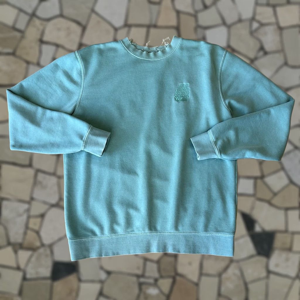 Anti Social Social Club VINTAGE Anti Social Social Club Embroidered Crewneck Sweatshirt Mens M Green Size US M / EU 48-50 / 2 - 1 Thumbnail