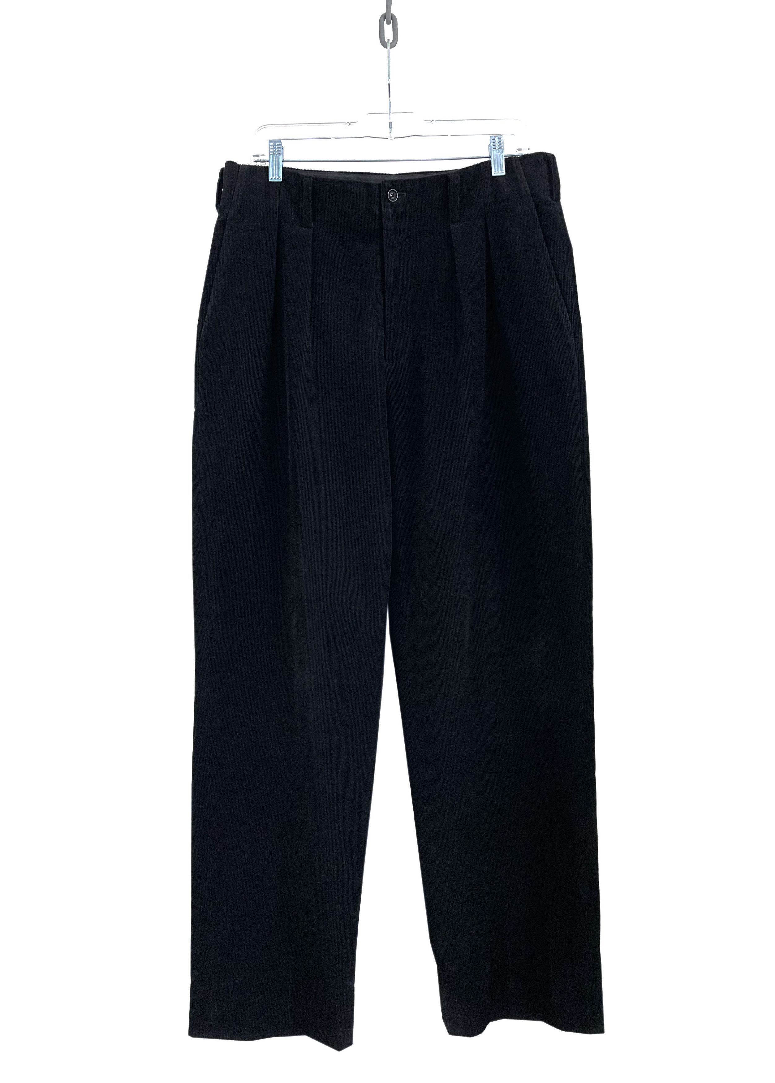 Yohji Yamamoto Pleated Corduroy Sample Pants Size US 32 / EU 48 - 1 Thumbnail