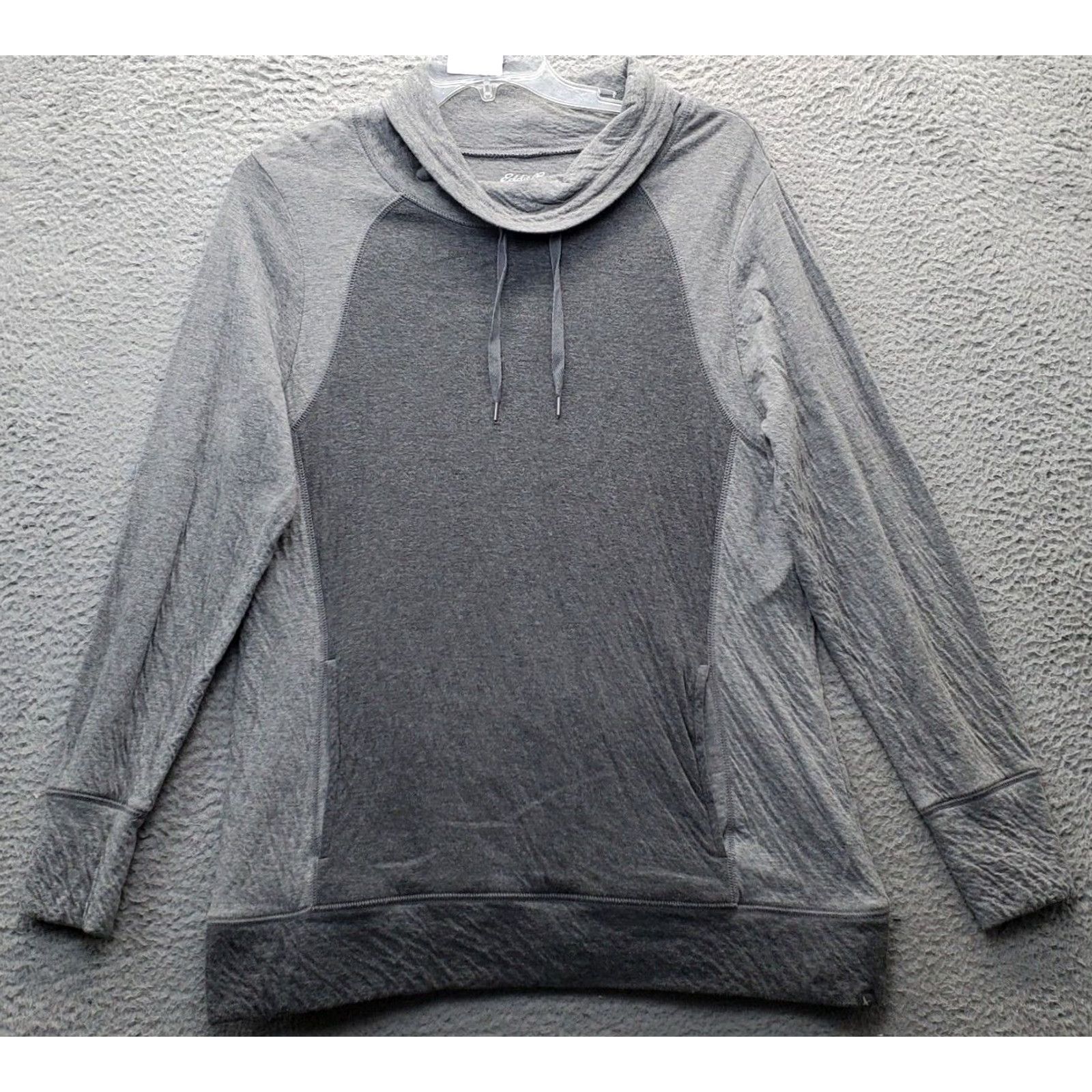 Eddie Bauer Eddie Bauer Sweatshirt Womens 2XL Gray Heather Long Sleeve Cowl Neck Outdoor Shirt Size XXL / US 16-18 / IT 52-54 - 2 Thumbnail
