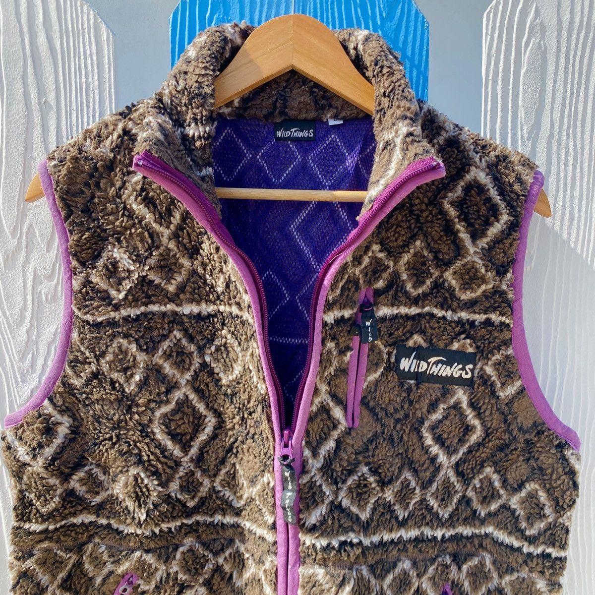 Wild Things Vintage Wild Things Fleece Sherpa vest Size US L / EU 52-54 / 3 - 4 Thumbnail