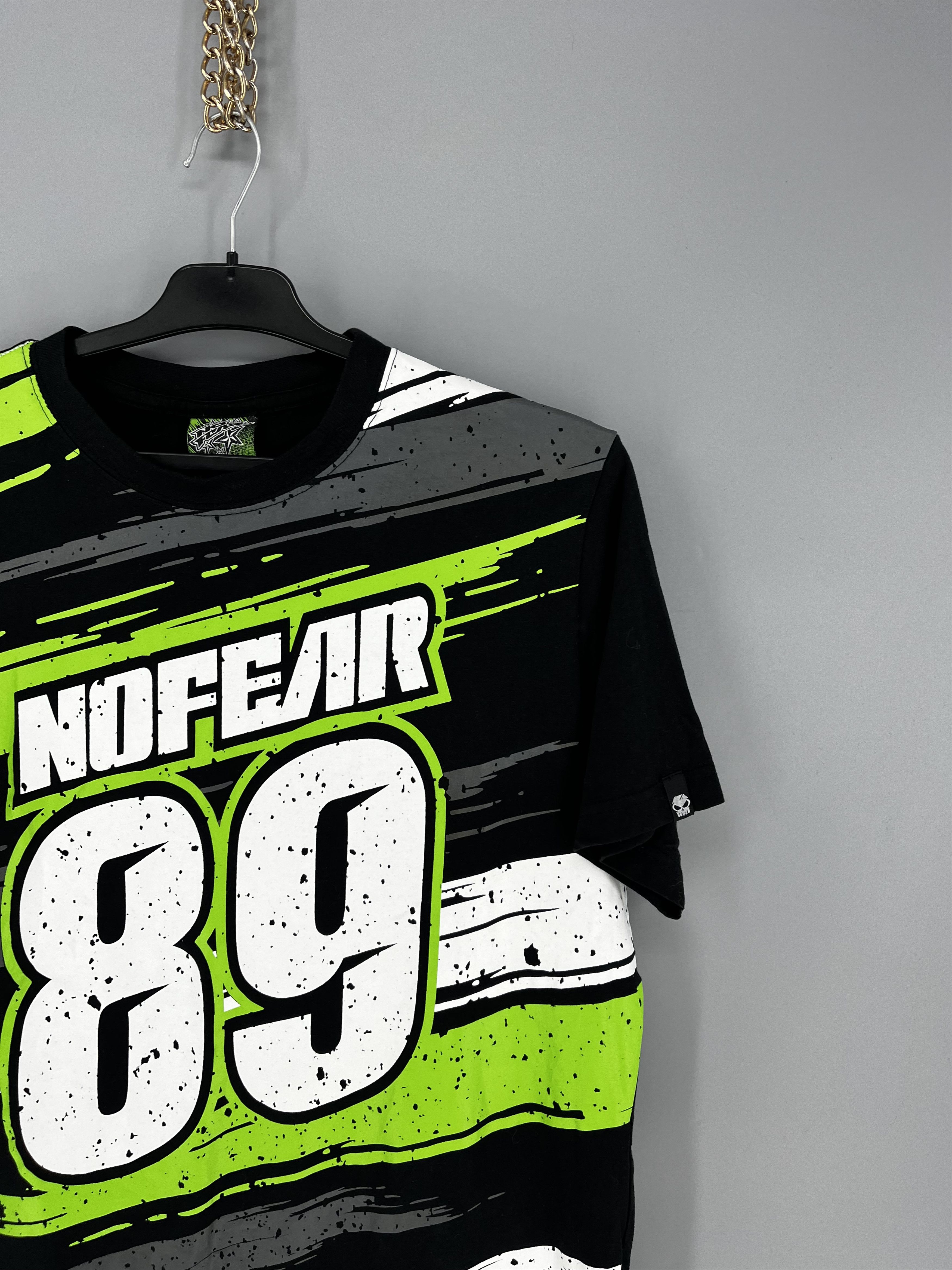 No Fear Y2k Vintage No Fear Overprint Fox Racing Monster Energy Tee Size US M / EU 48-50 / 2 - 5 Thumbnail
