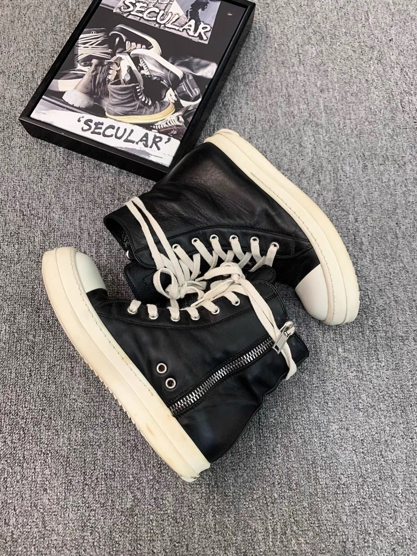 Rick Owens Rick Owens Mainline Leather Shoes K34 Size US 6.5 / IT 36.5 - 6 Thumbnail