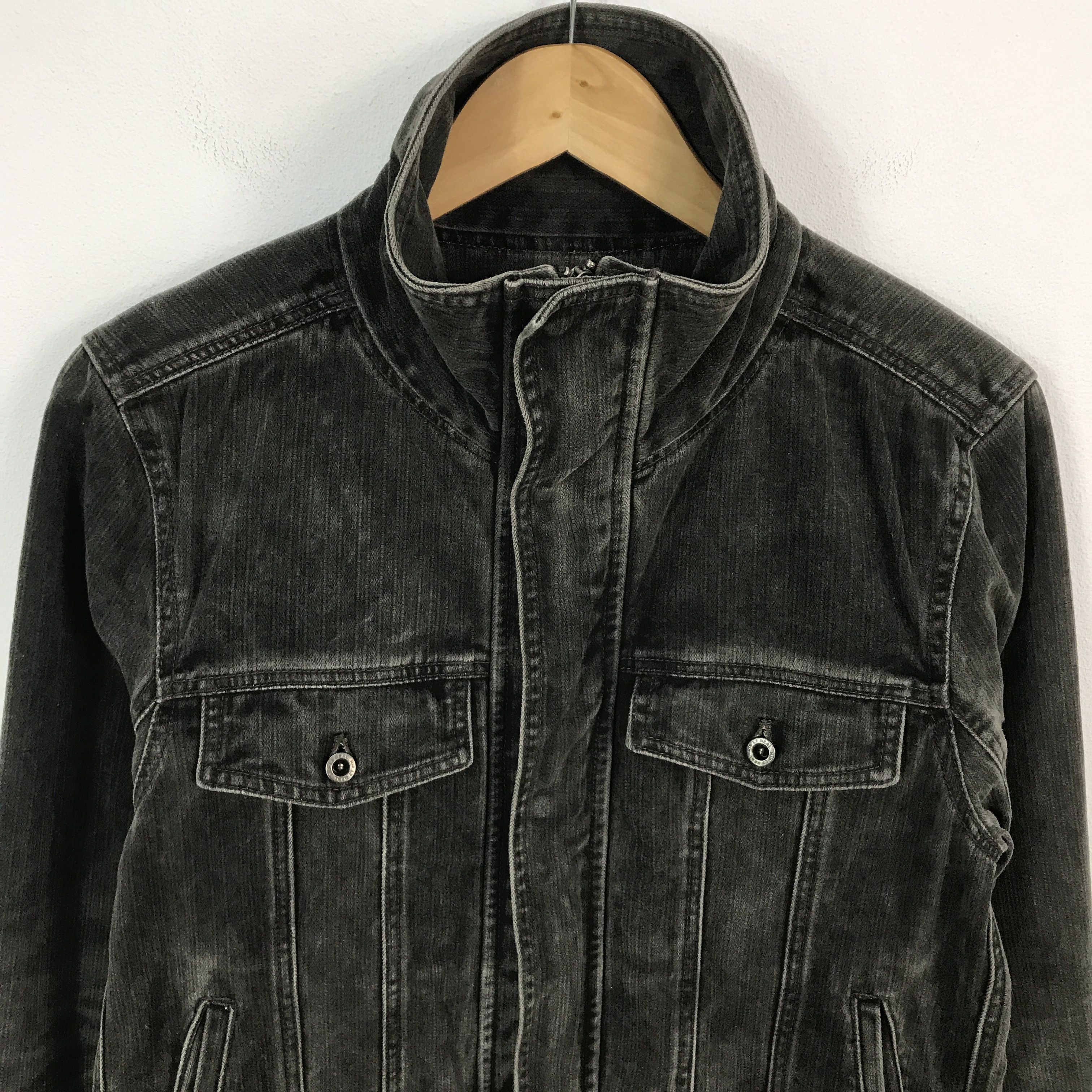Designer × Japanese Brand × L7 Real Hip L7 Real Hip Black denim Ifsixwasnine style jacket Size US M / EU 48-50 / 2 - 3 Thumbnail