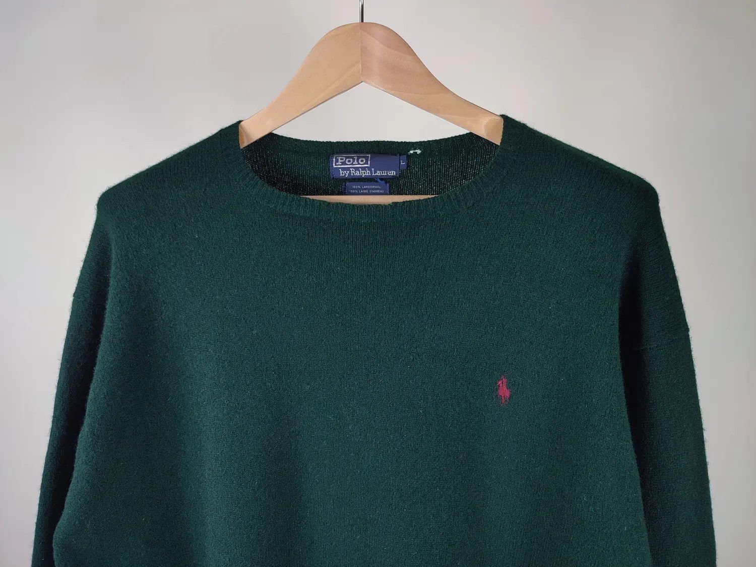 Polo Ralph Lauren Vintage Polo Ralph Lambswool Paint Soft Sweater Size US L / EU 52-54 / 3 - 7 Thumbnail