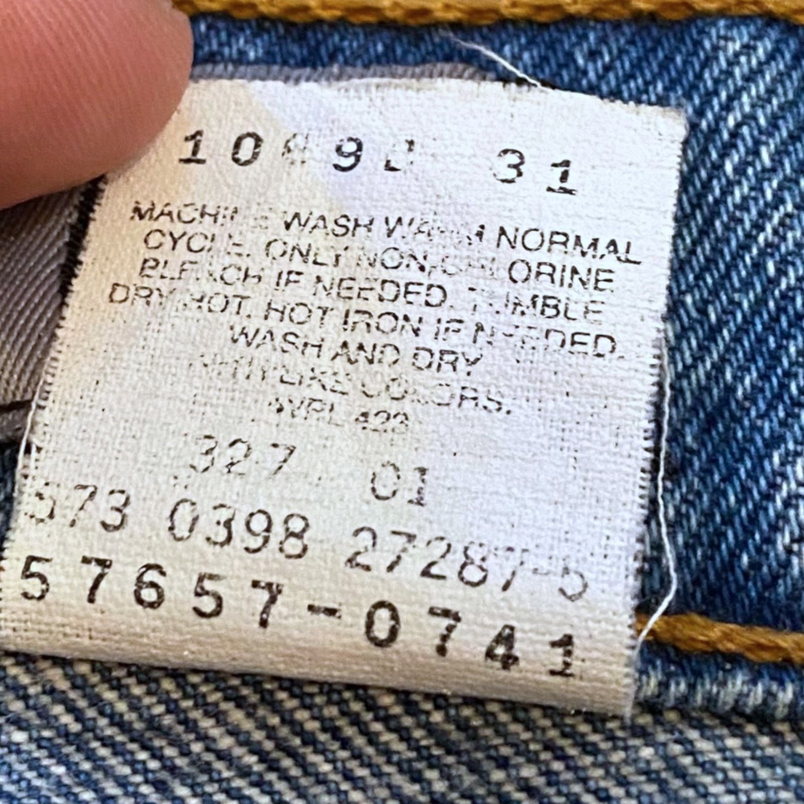 Levi's × Vintage Vintage Levi's Silvertab Flare Bell Bottom Jeans 90s Size 27" / US 4 / IT 40 - 6 Thumbnail