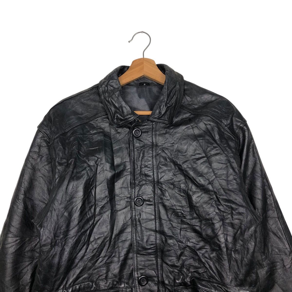 Japanese Brand 📌Vintage Biker Genuine Leather Jacket Issey Miyake Size US S / EU 44-46 / 1 - 4 Thumbnail