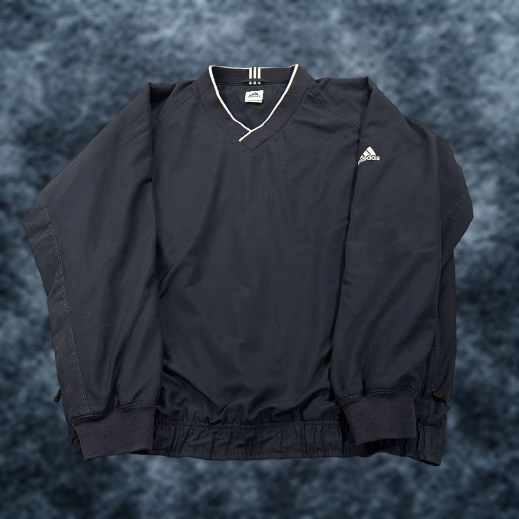 Adidas VINTAGE adidas Golf Jacket Mens XL Climaproof Windbreaker Pullover Navy Blue/Blue - Golf Activewear, Jacket, adidas, Climaproof, Windbreaker, Mens, XL Size US XL / EU 56 / 4 - 1 Thumbnail