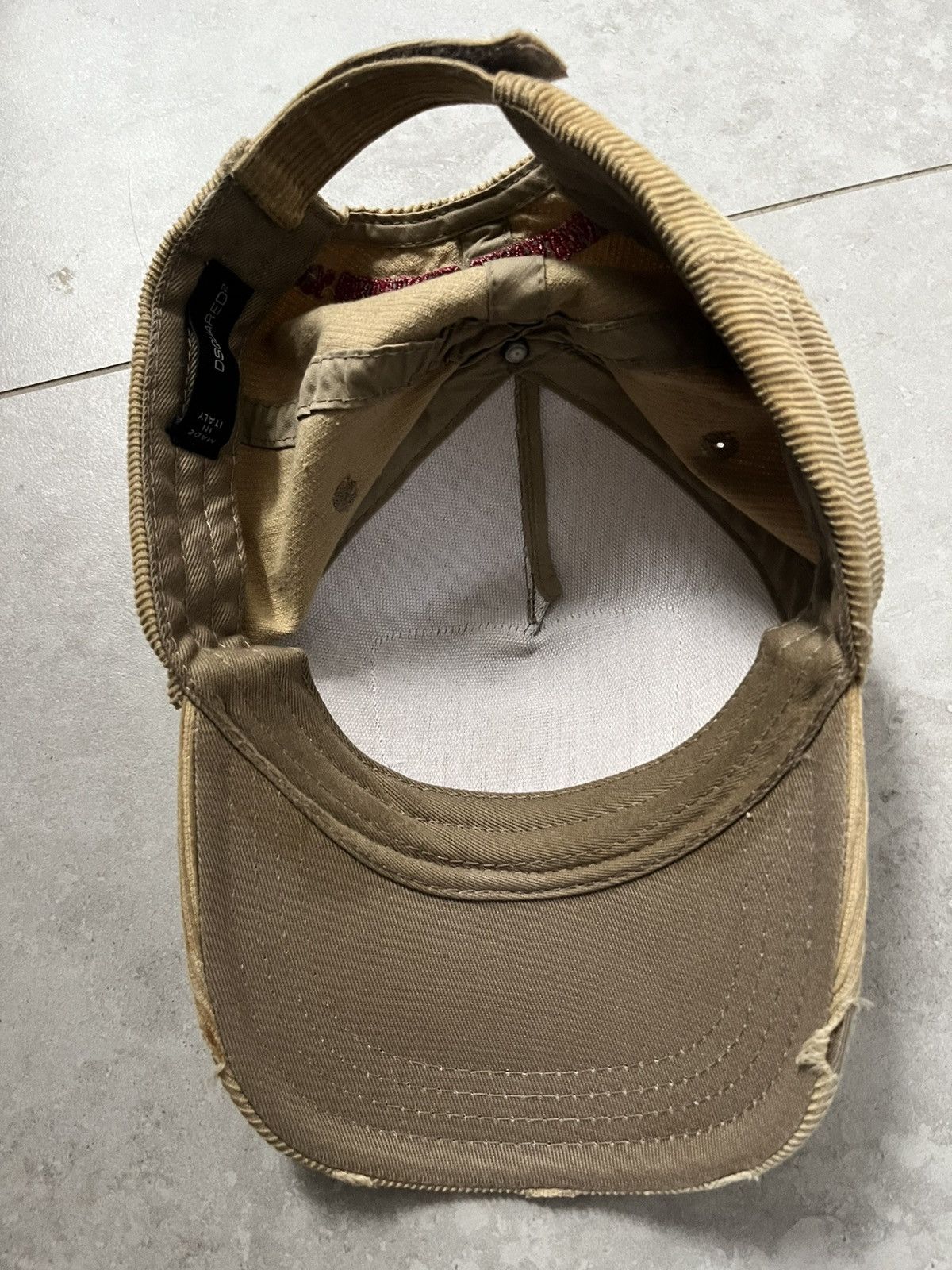 Dsquared2 00s Dsquared2 Corduroy Hat Size ONE SIZE - 6 Thumbnail