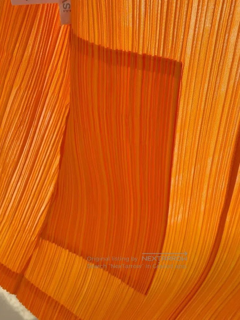 Issey Miyake Issey Miyake Vibrant Orange Hooded Coat Size L / US 10 / IT 46 - 3 Thumbnail