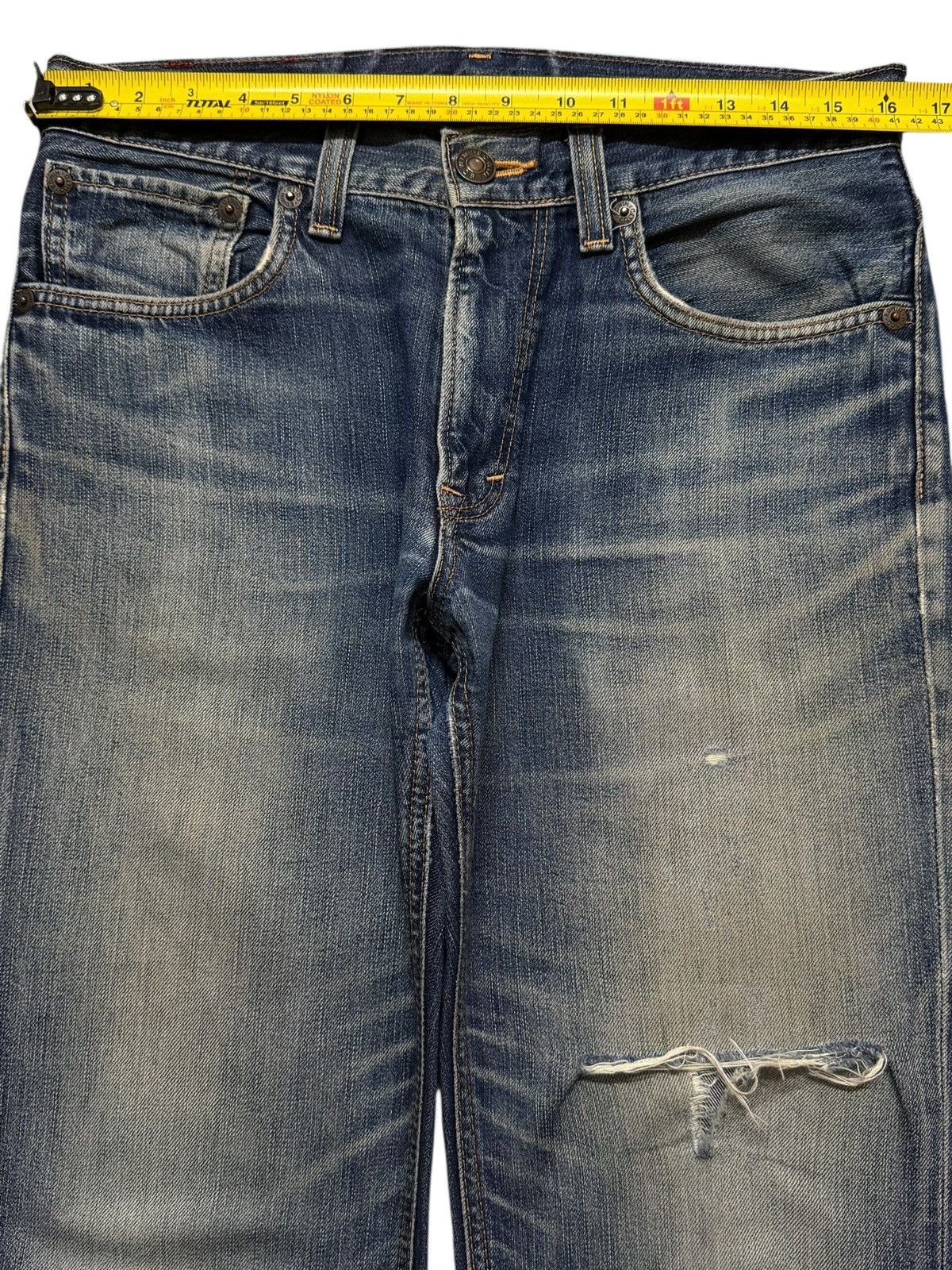 Edwin Vintage 90s Edwin Japan 503 Faded Wash Distressed Straight Size US 32 / EU 48 - 10 Thumbnail