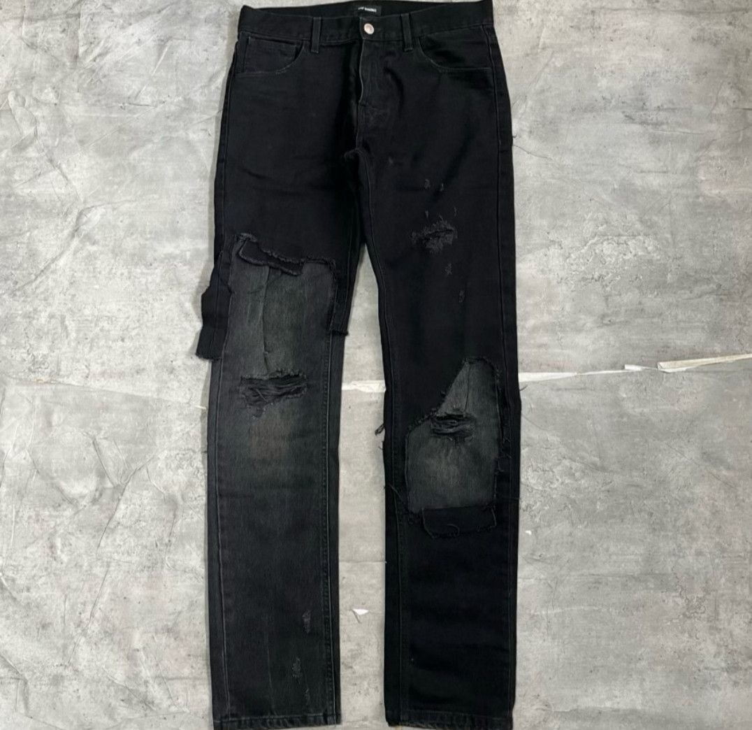 Raf Simons Simons 19fw Double Destroyed Jeans-2505 Size US 30 / EU 46 - 1 Thumbnail