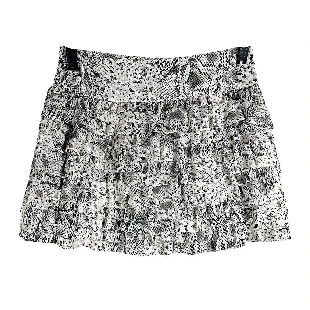 Massimo Dutti Massimo Dutti Python Print Ruffled Skirt - SIze EU 40 / US 9 Size 30" / US 8 / IT 44 - 1 Thumbnail