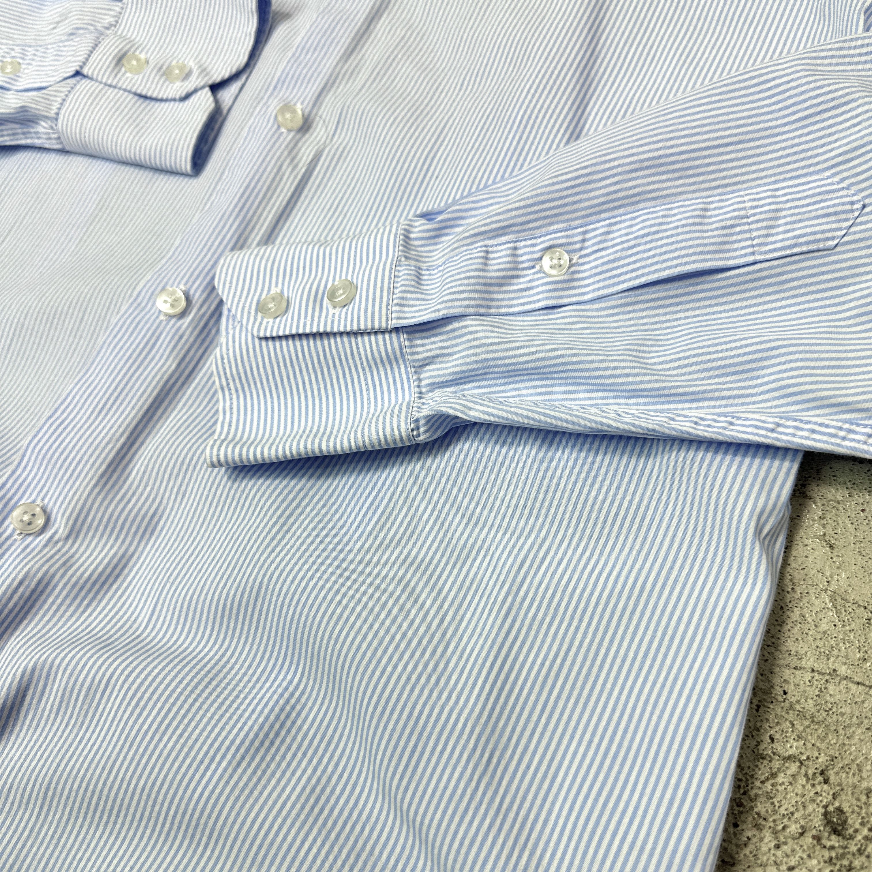 Vintage Vintage Striped Button Up Vitali Camiceria Sartorial Shirt Size US S / EU 44-46 / 1 - 4 Thumbnail