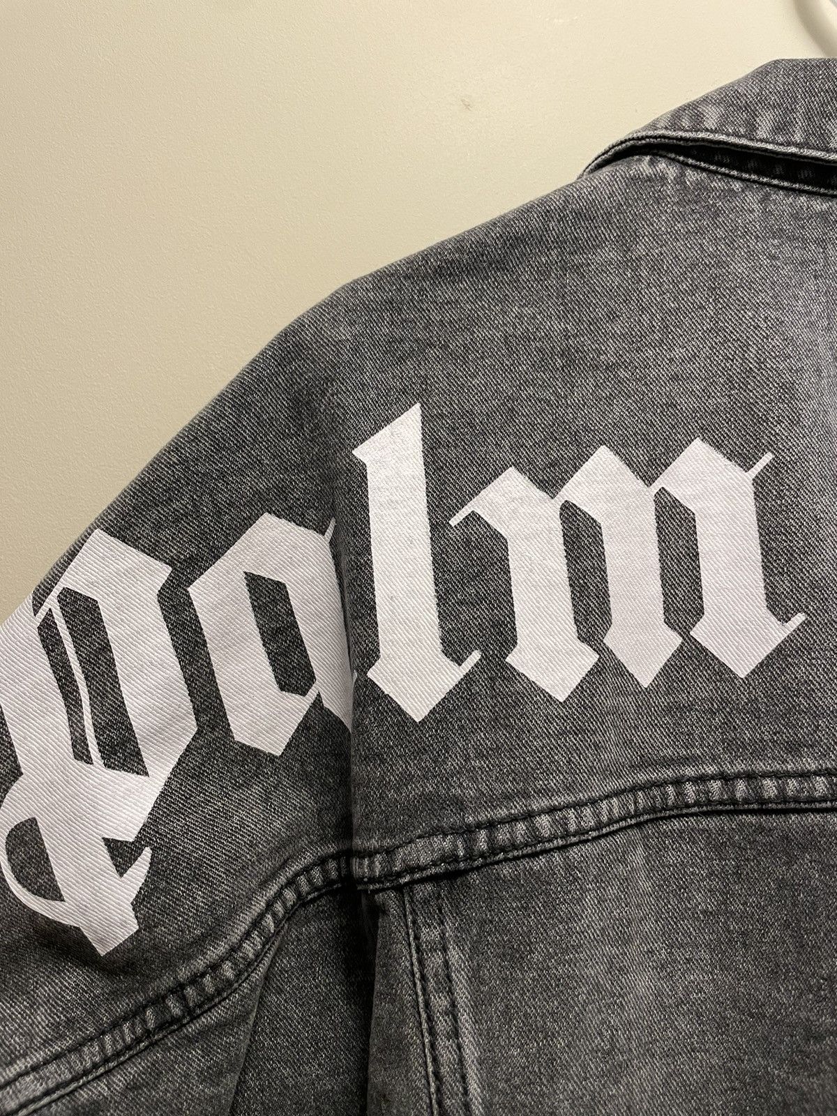 Palm Angels Denim Logo Jacket Size US M / EU 48-50 / 2 - 4 Thumbnail