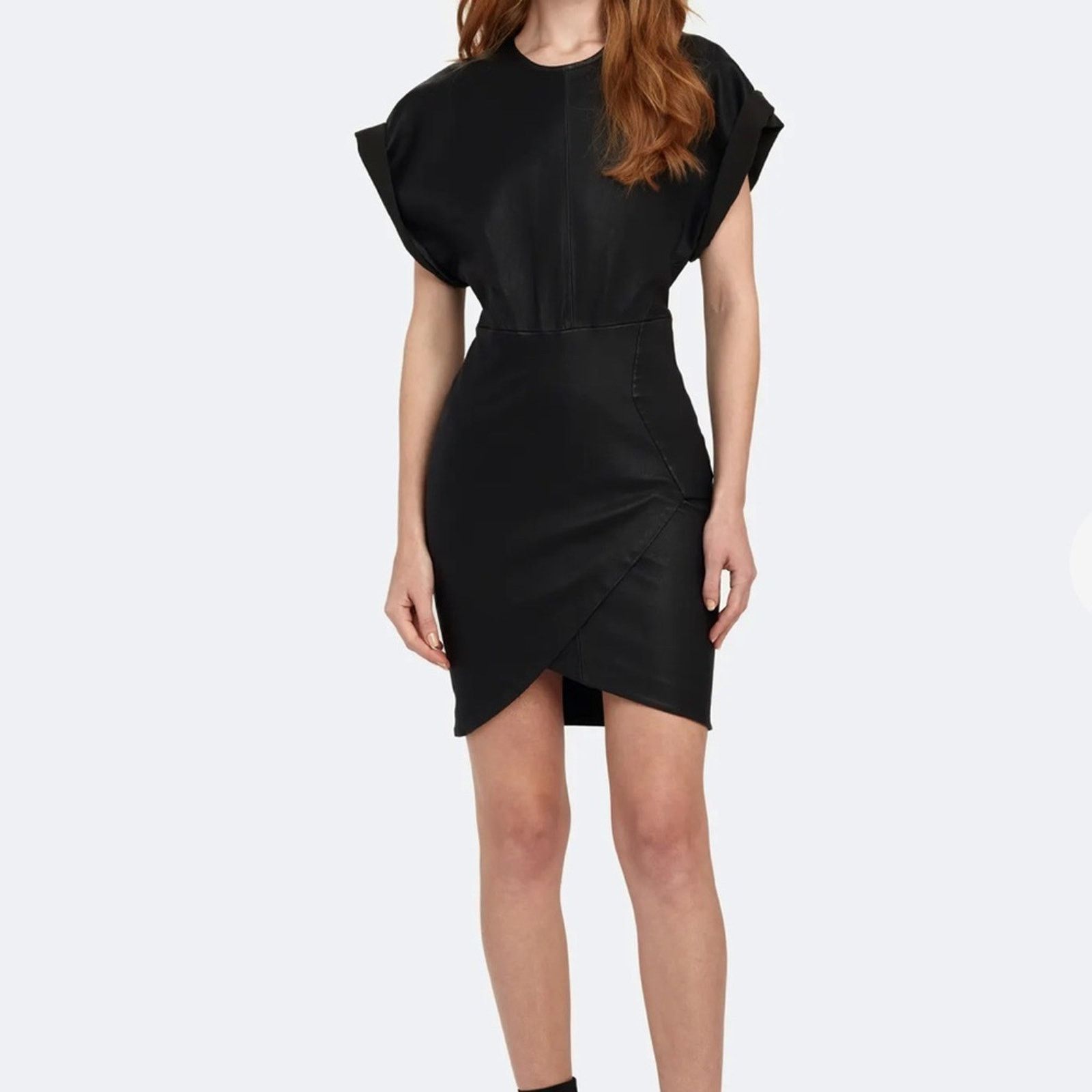 Iro IRO 100% Lamb Leather Oterma Dress Black Size 4 | Grailed
