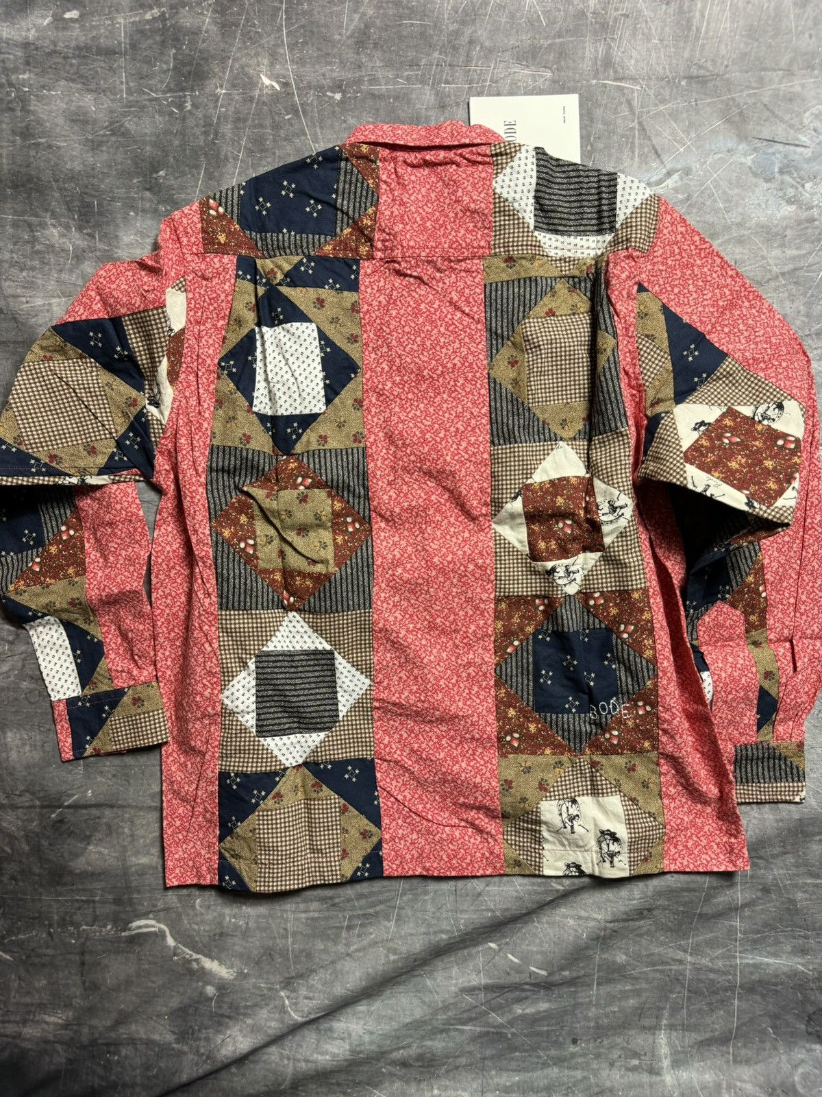 Bode Bode Calico This and That Patchwork Longsleeve Shirt Size US L / EU 52-54 / 3 - 2 Thumbnail