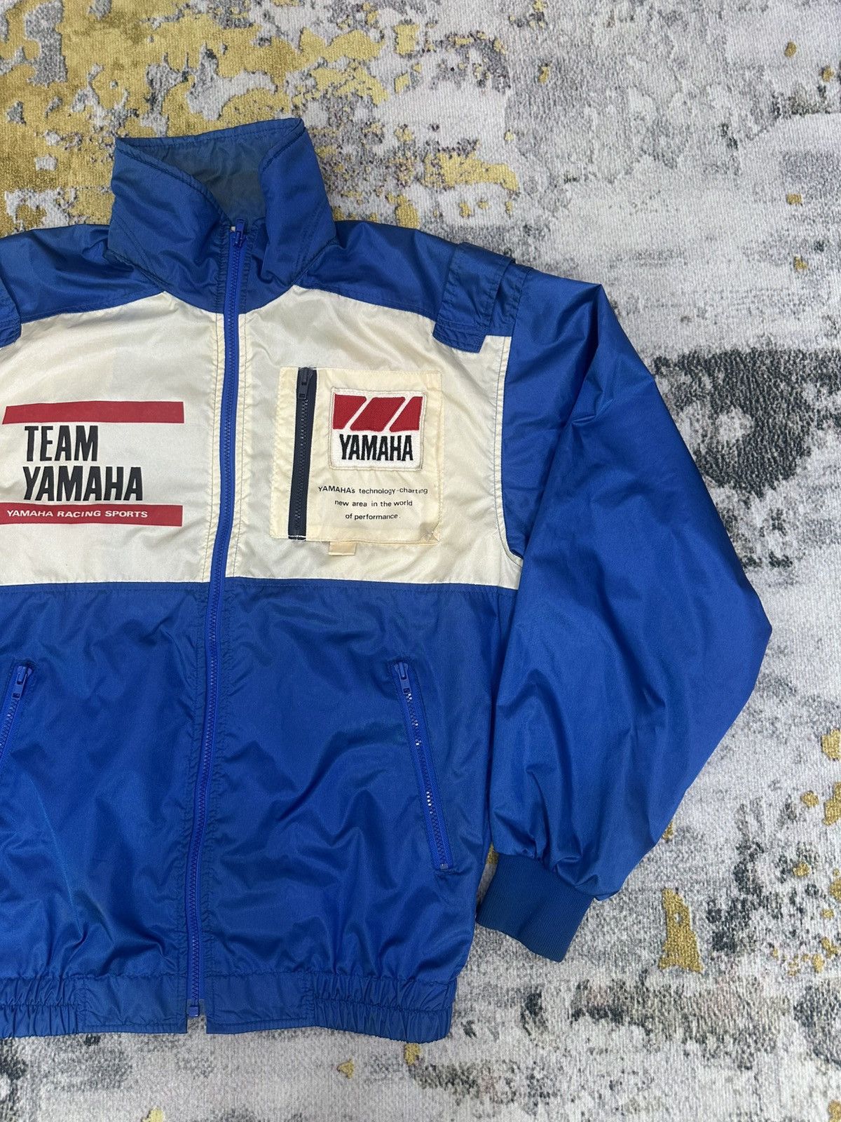 Yamaha Vintage 80s Yamaha Team Racing Rider Windbreaker/Collections Size US L / EU 52-54 / 3 - 8 Thumbnail