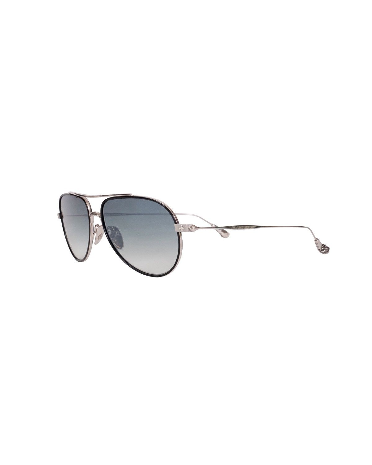 Chrome Hearts Chrome Hearts « BONE PRONE V » Sunglasses Silver Size ONE SIZE - 1 Thumbnail