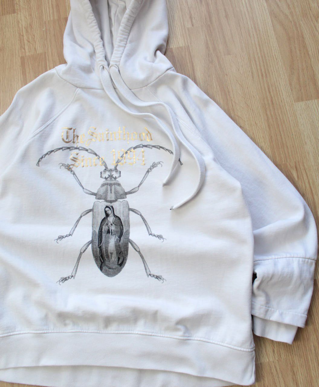 Allsaints 🔥 Allsaints Chasma Lucia Graphic Logo Hoodie Sweatshirt Y2K Size S / US 4 / IT 40 - 2 Thumbnail