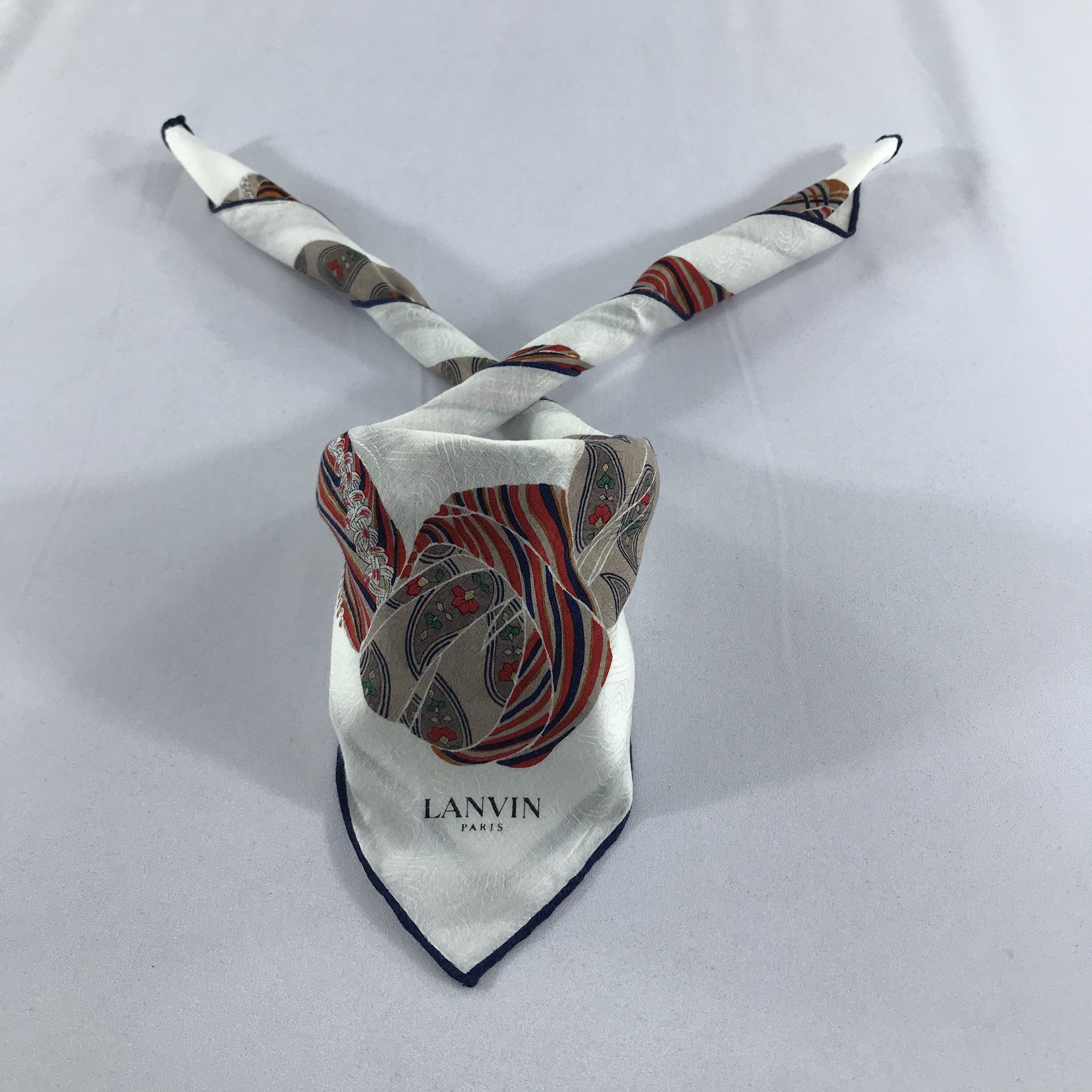 Lanvin Lanvin Handkerchief Neckerchief Bandana H1241 Size ONE SIZE - 2 Thumbnail