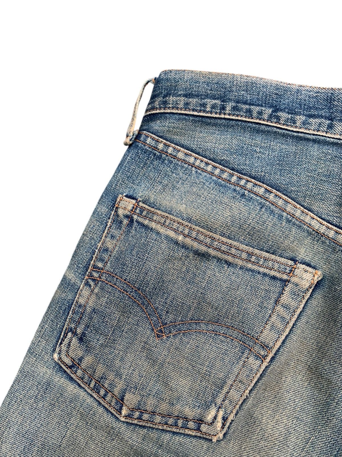 Levi's TRASHER💥VINTAGE LEVIS BIG E SELVEDGE DAMAGE DISTRESSED DENIM Size US 31 - 14 Thumbnail