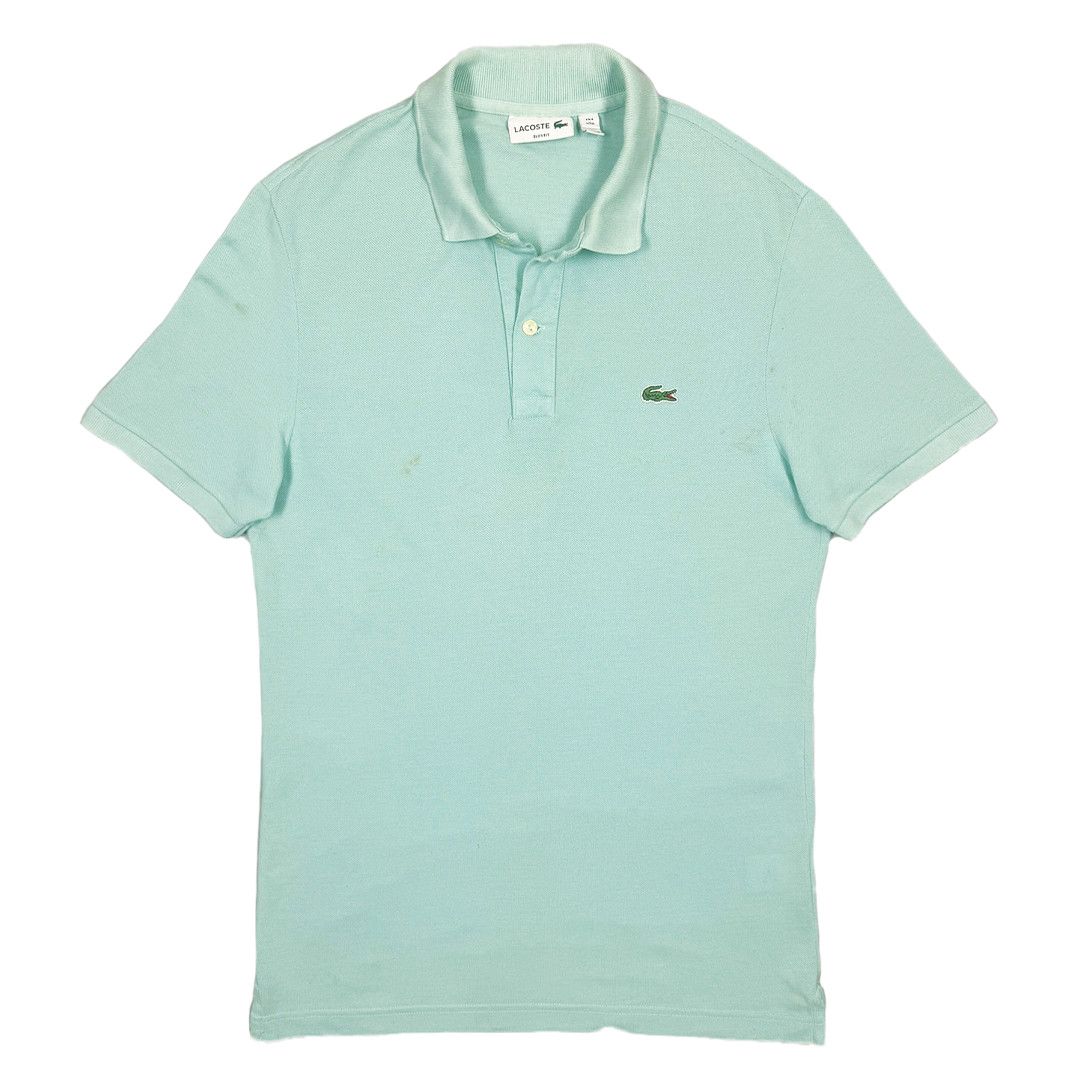 Lacoste Lacoste - Cyan Polo Shirt - Cyan - M (Slim Fit) Size US M / EU 48-50 / 2 - 1 Thumbnail