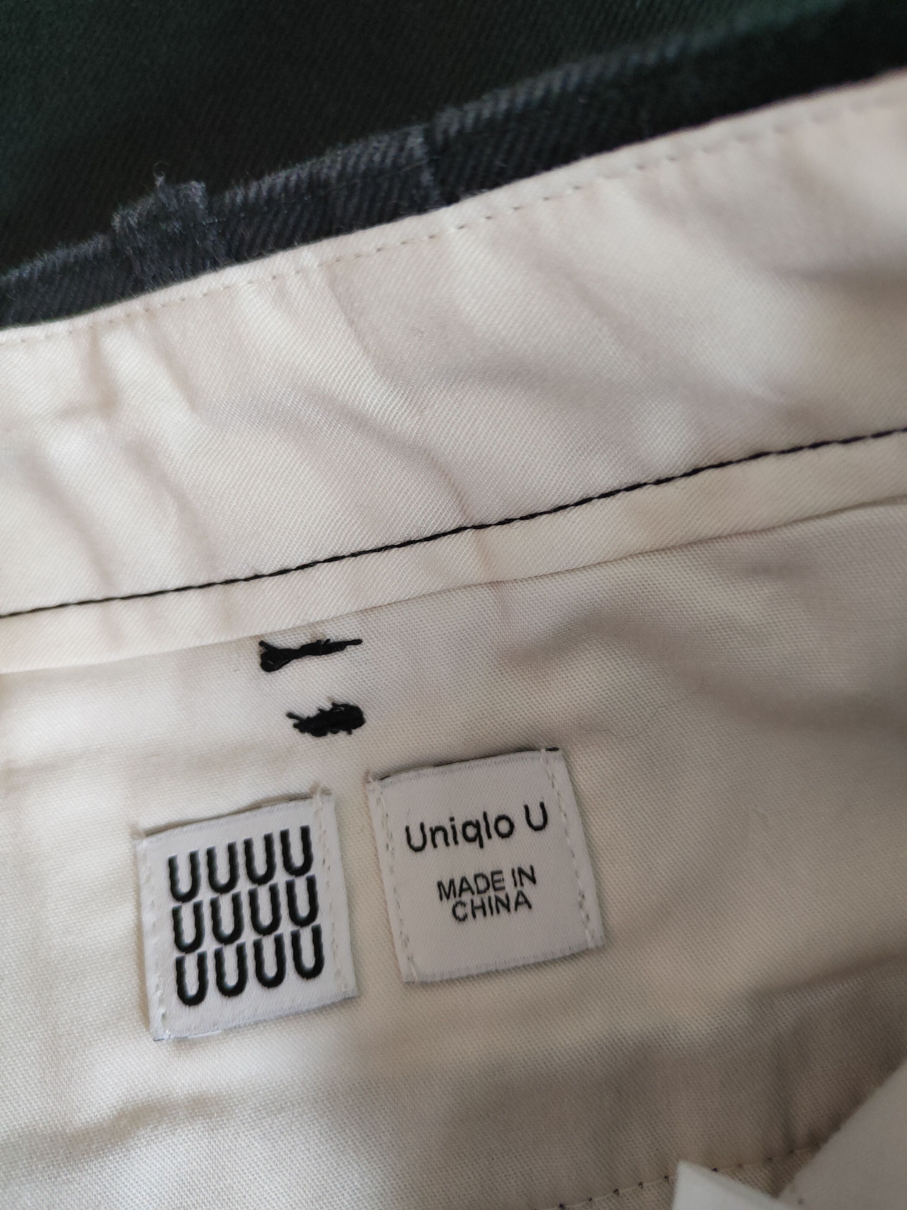 Undercover × Uniqlo UNDERCOVER x UNIQLO Black Baggy Trousers Pants N#S013 Size US 34 / EU 50 - 14 Thumbnail