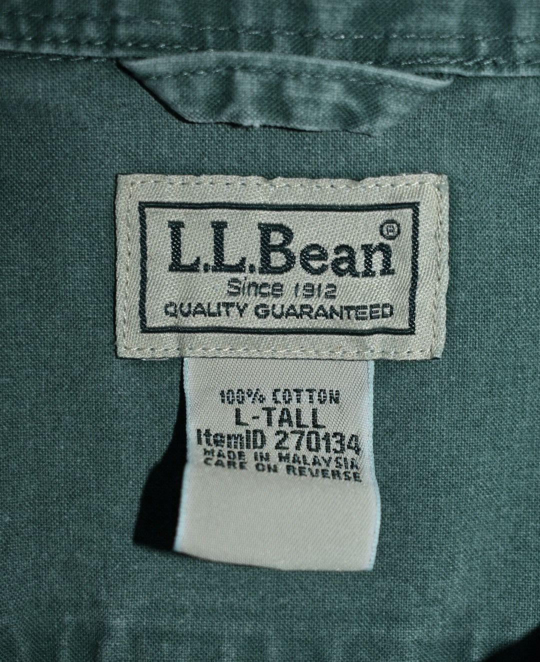 L.L. Bean Vintage LL Bean Button-down Long-Sleeve Shirt (L-Tall) Size US L / EU 52-54 / 3 - 7 Thumbnail